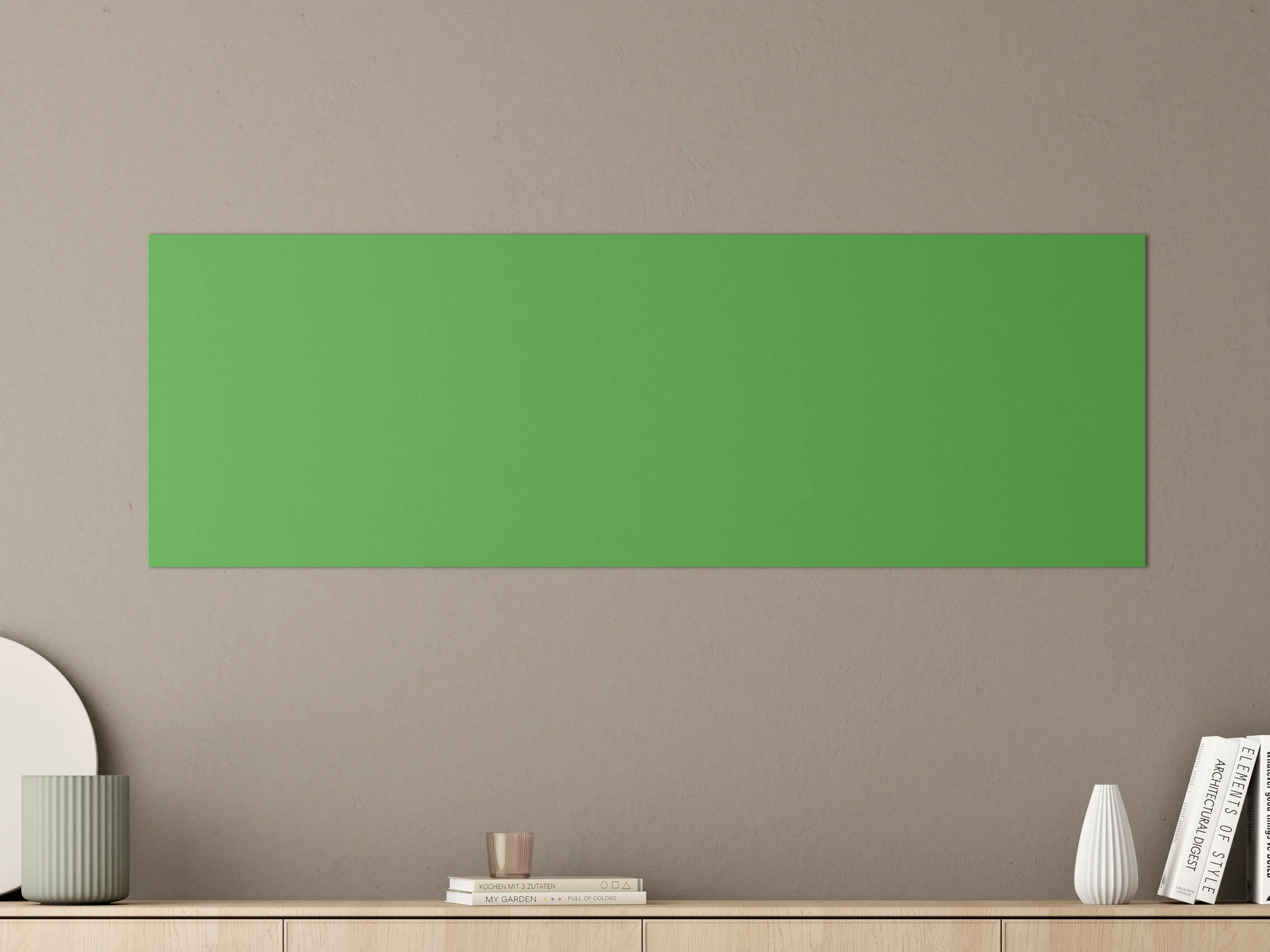 Große Wandbilder - RAL 6018 (Gelbgrün)