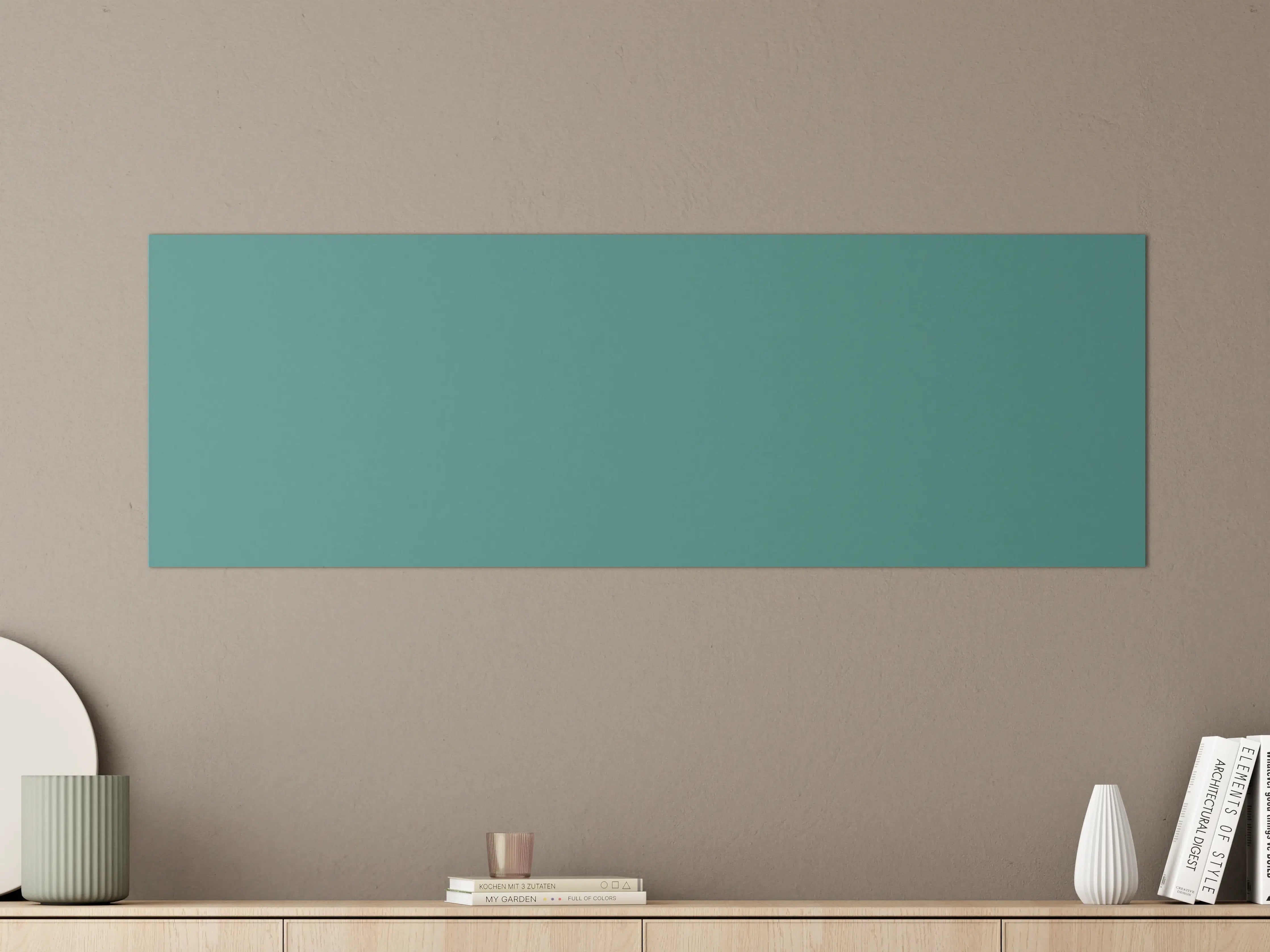 Große Wandbilder - RAL 6033 (Minttürkis)