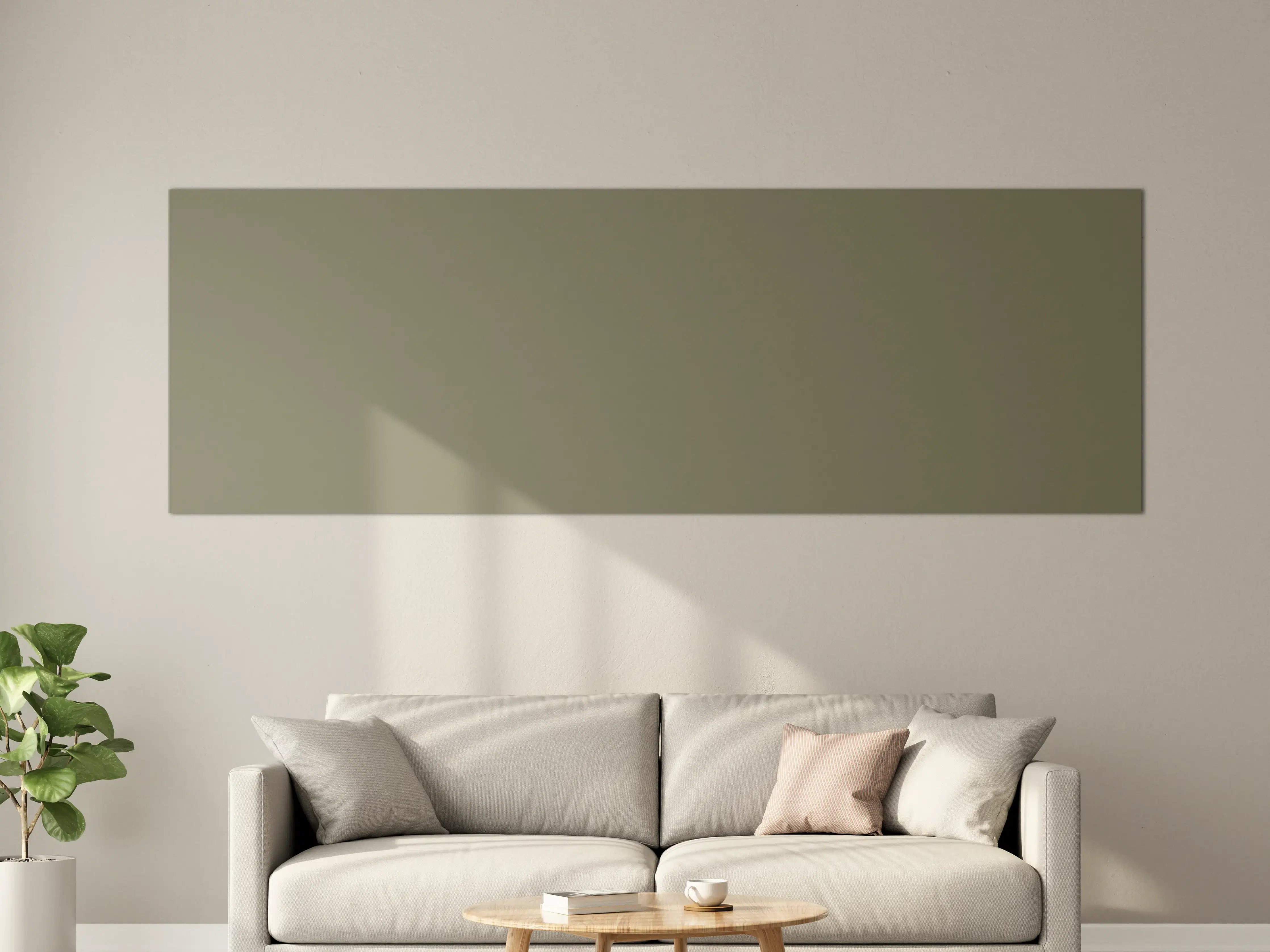 Große Wandbilder - RAL 7002 (Olivgrau)