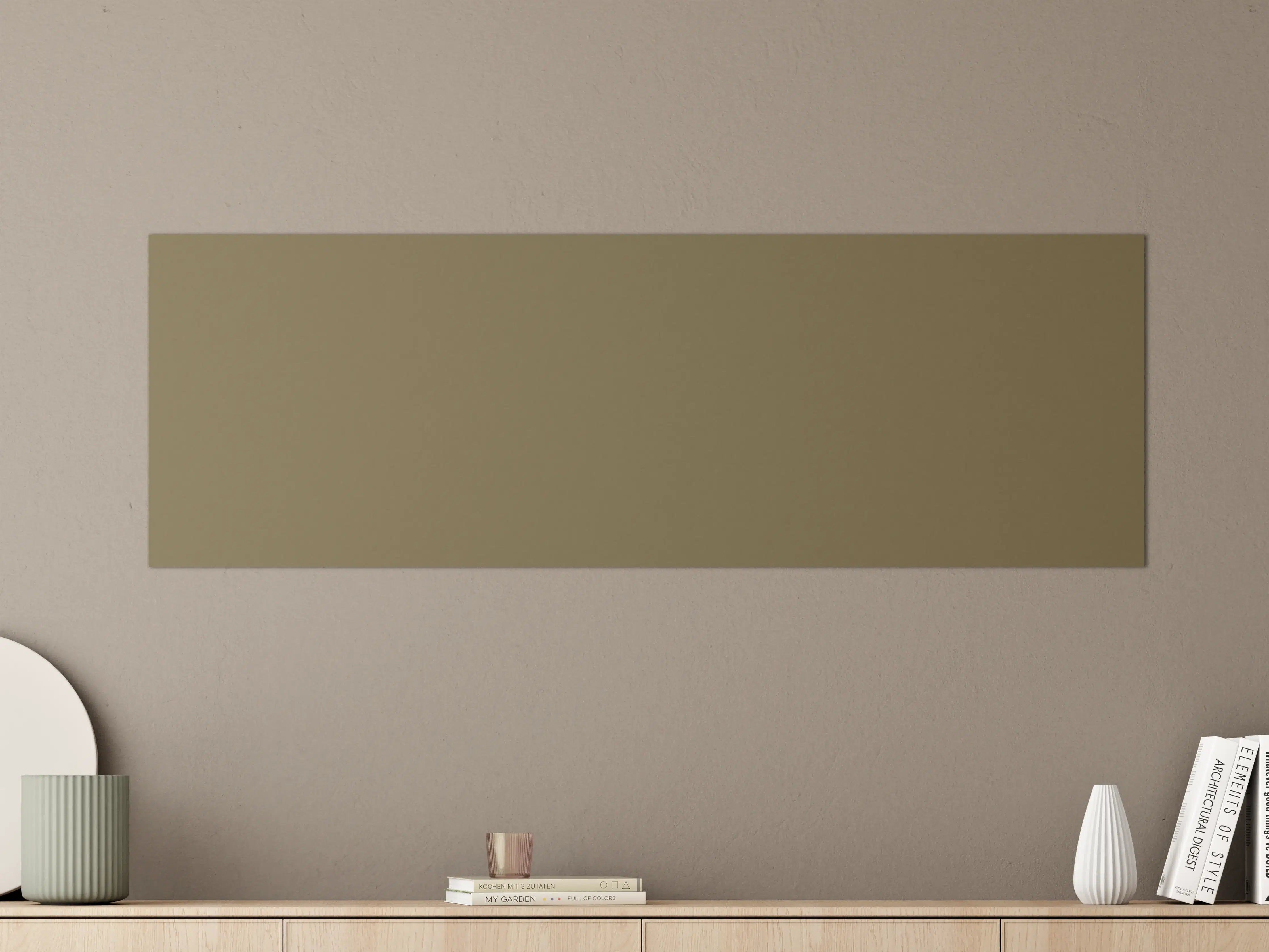 Große Wandbilder - RAL 7008 (Khaki grau)