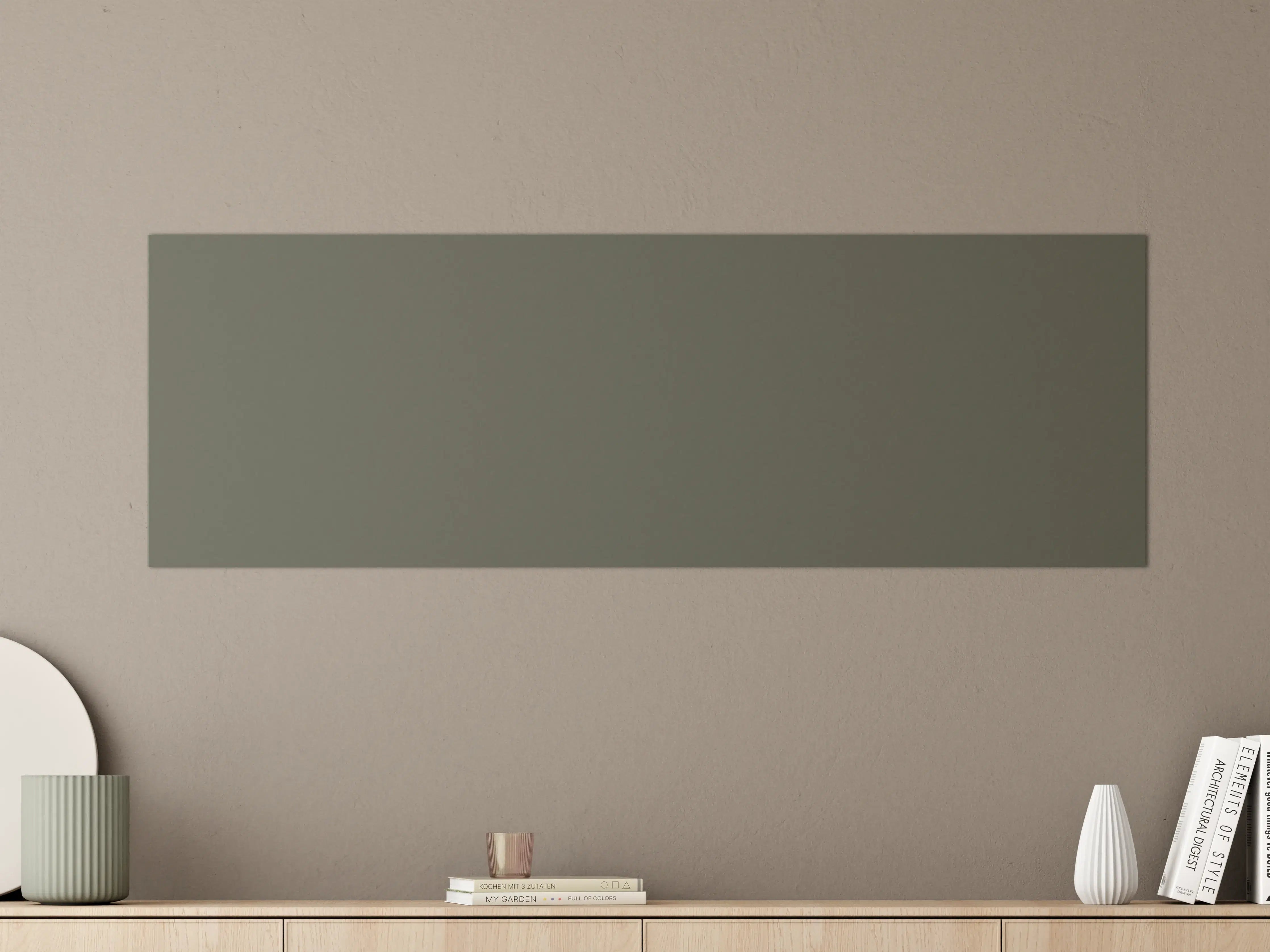 Große Wandbilder - RAL 7013 (auch braun-grau)