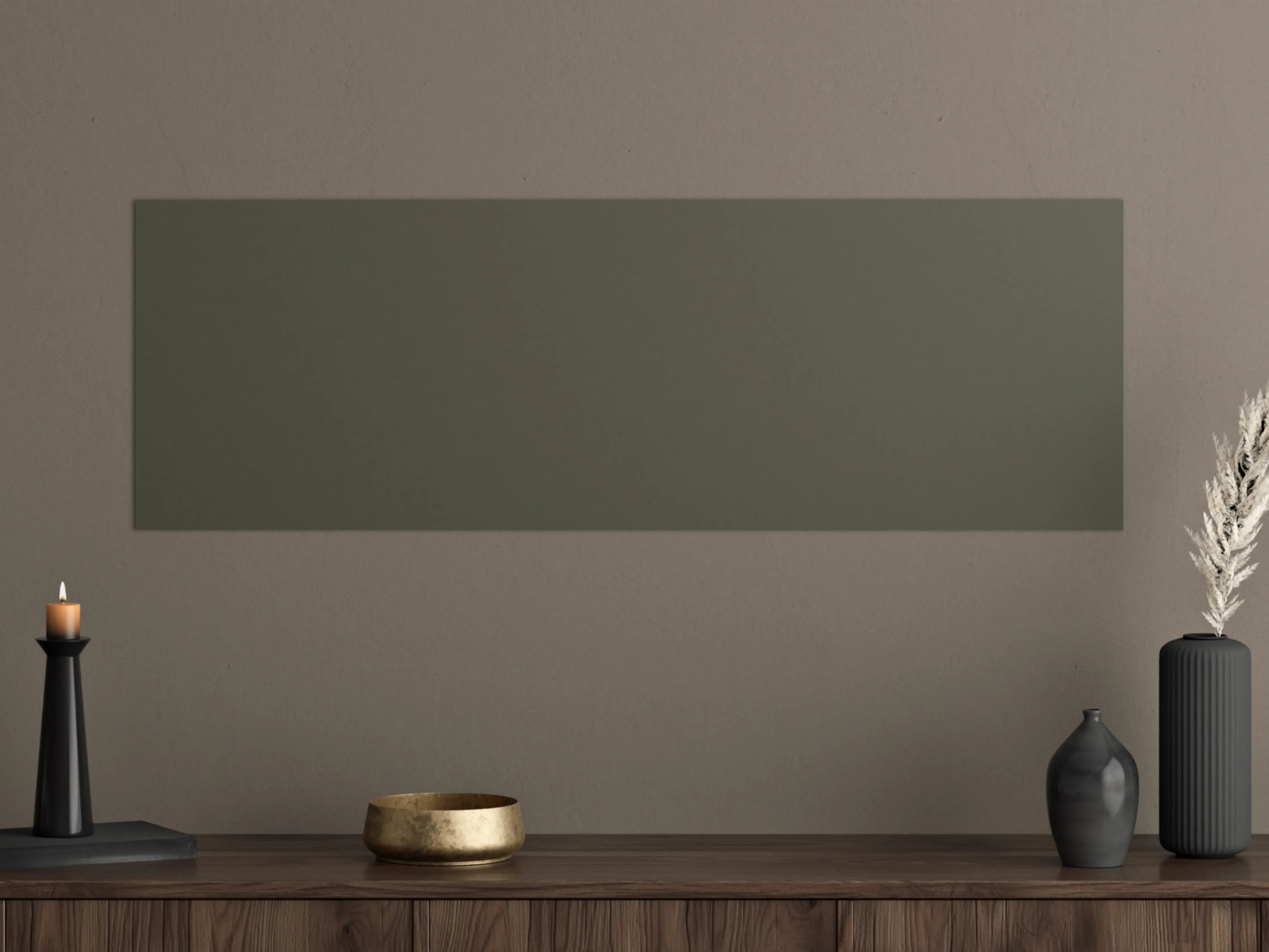 Große Wandbilder - RAL 7013 (auch braun-grau)