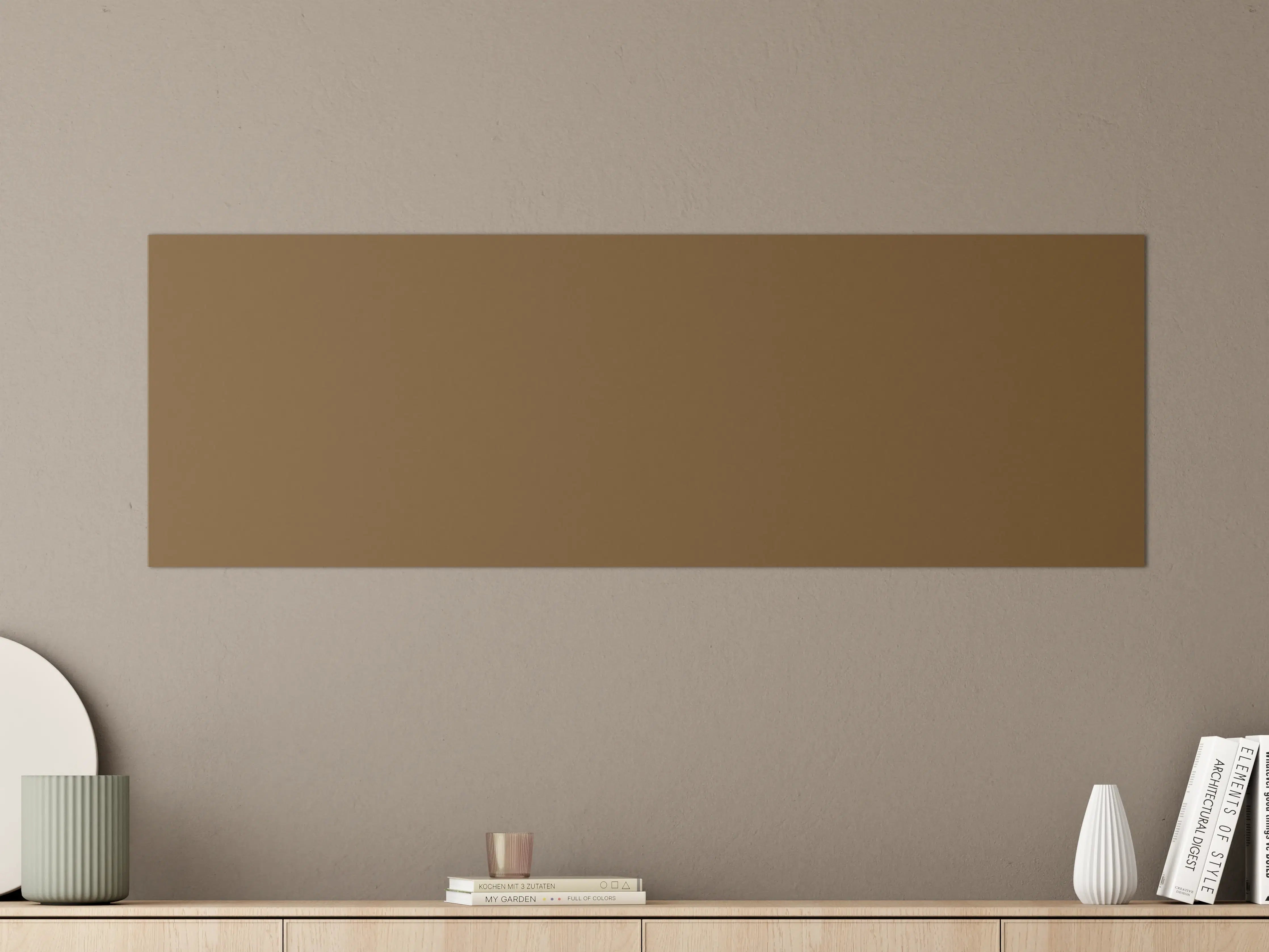 Große Wandbilder - RAL 8008 (Olivbraun)