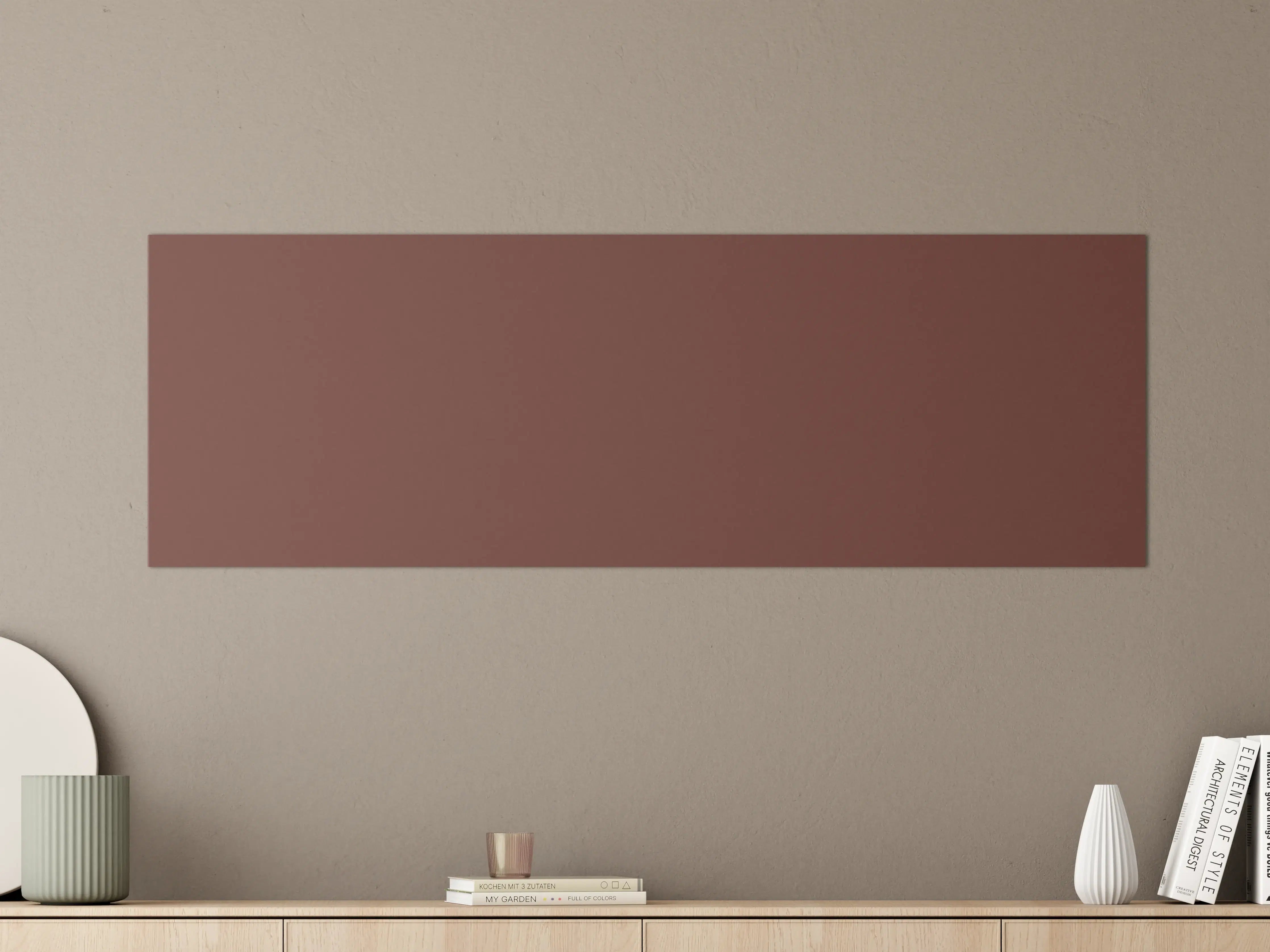 Große Wandbilder - RAL 8012 (Rotbraun)