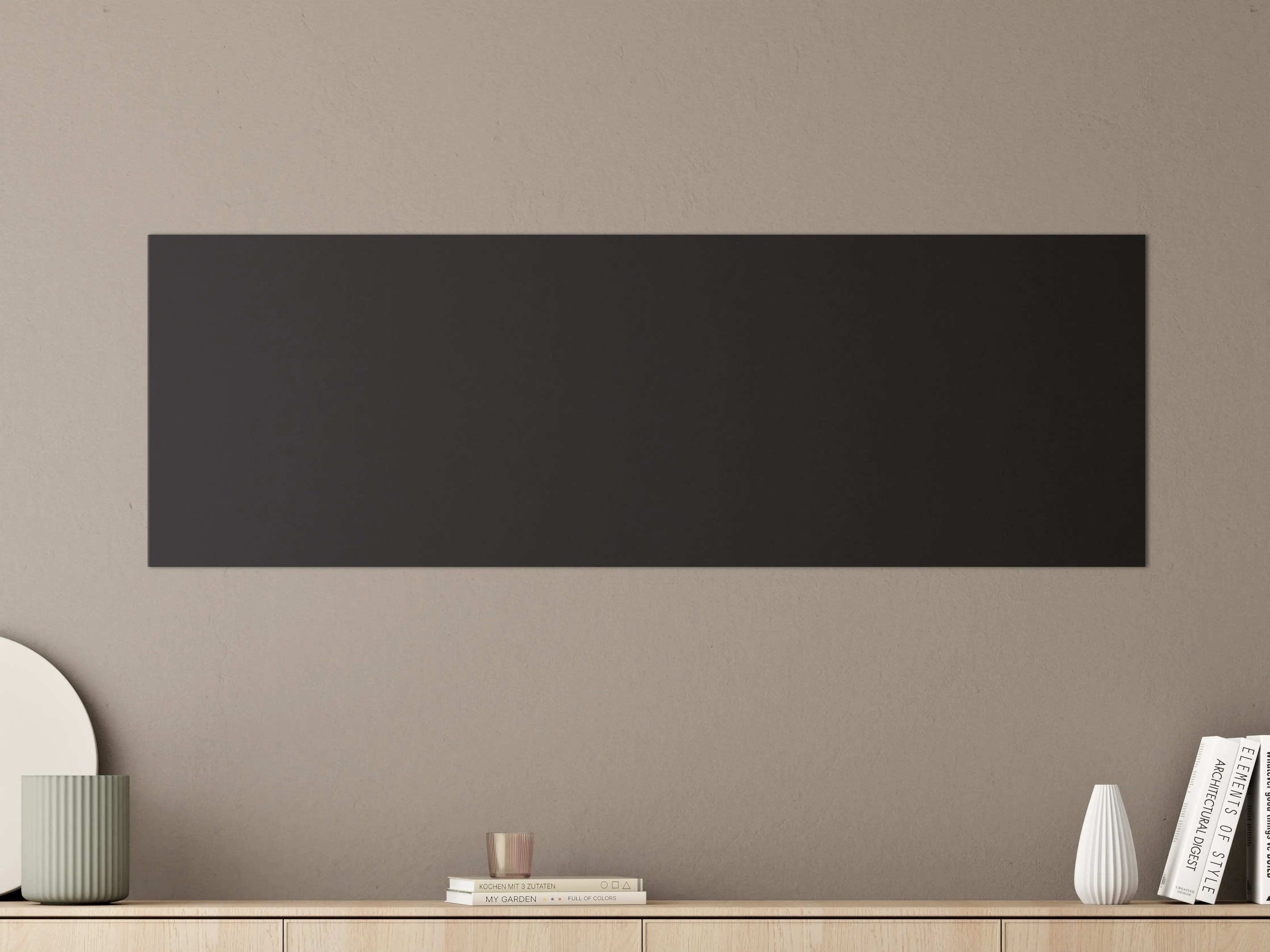 Große Wandbilder - RAL 9005 (Tiefschwarz)