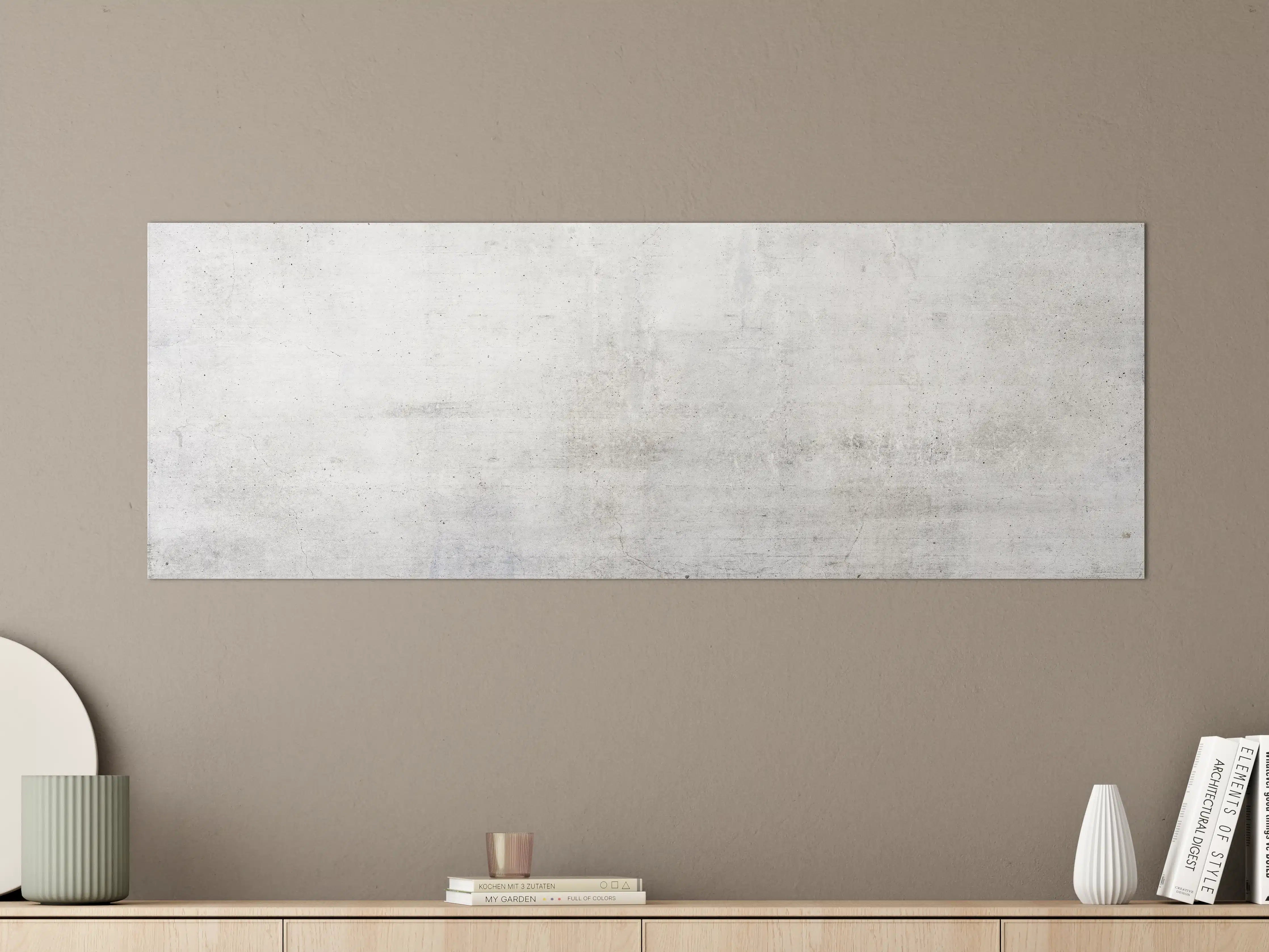 Große Wandbilder - Rauer weißer Beton