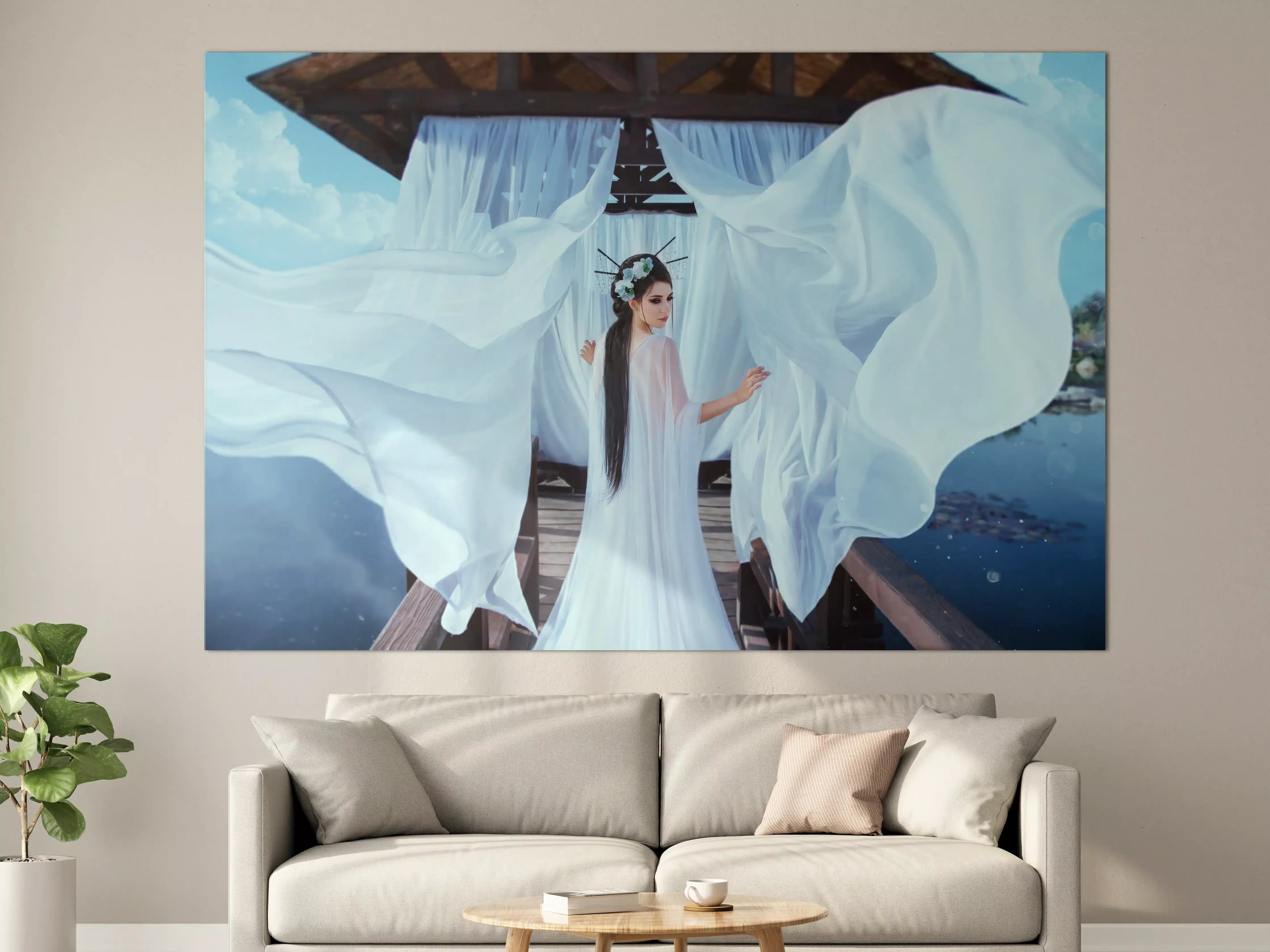 Große Wandbilder - Reines Japanisches Porträt