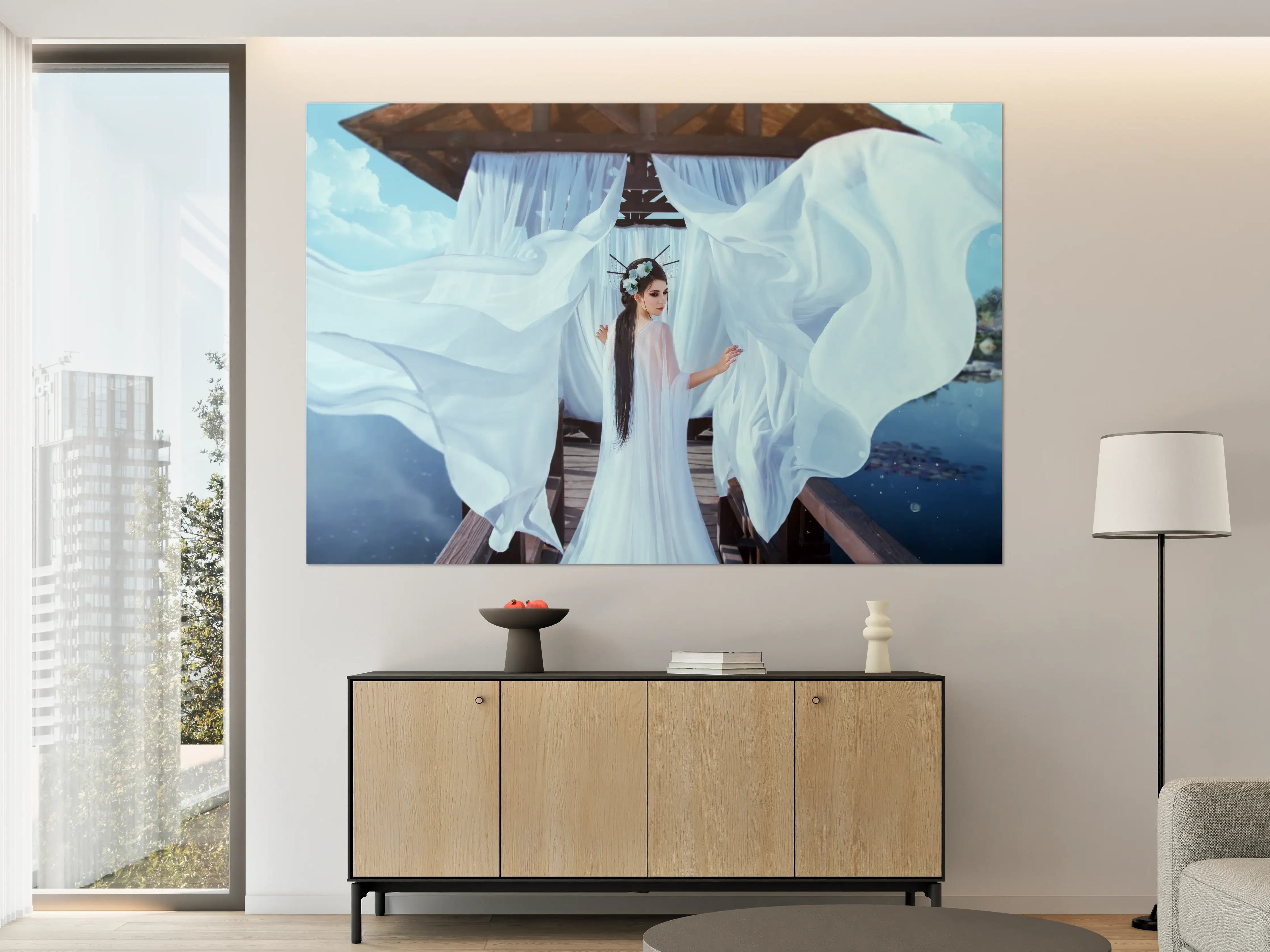 Große Wandbilder - Reines Japanisches Porträt