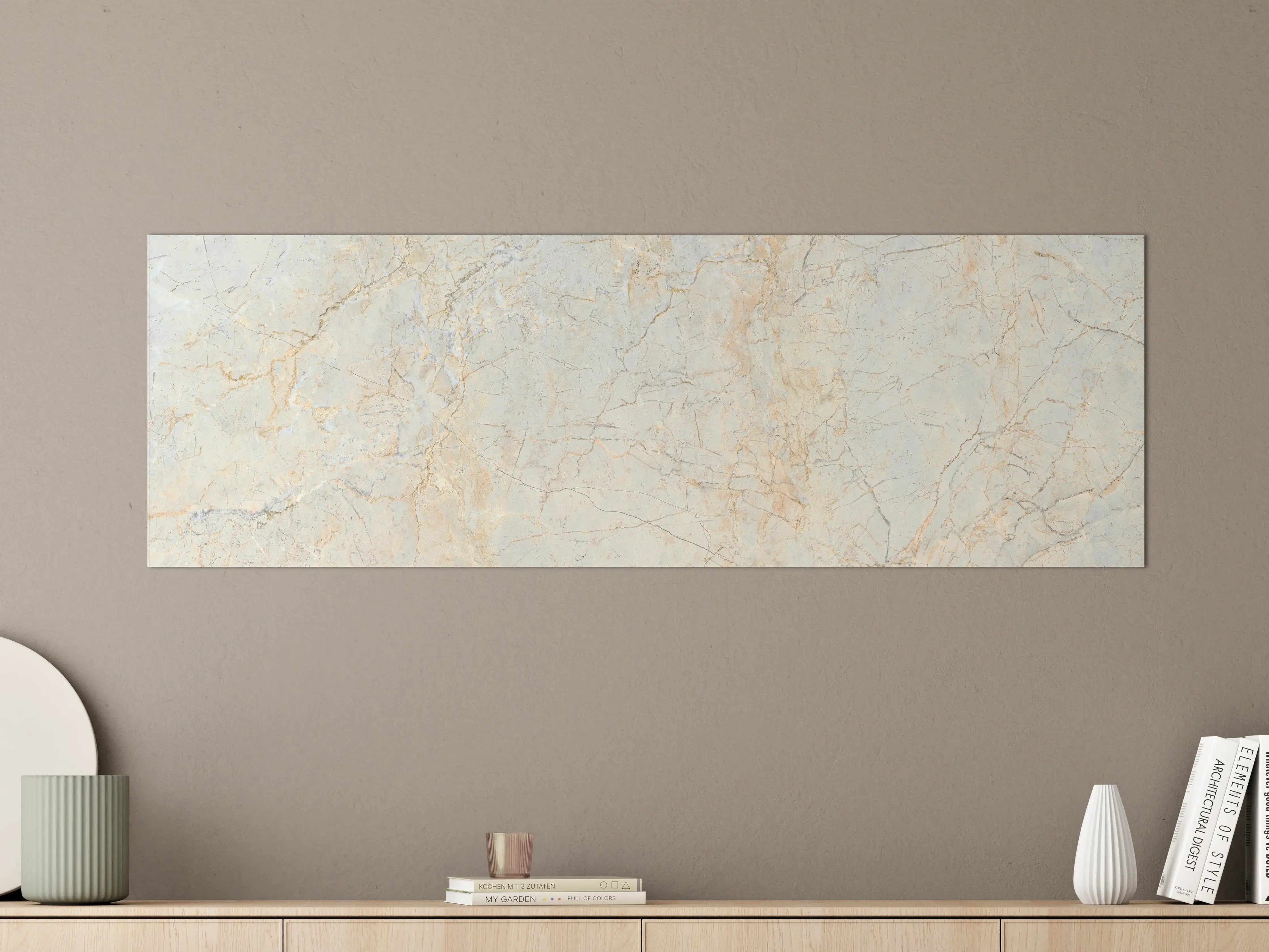 Große Wandbilder - Rissige Marmorwand