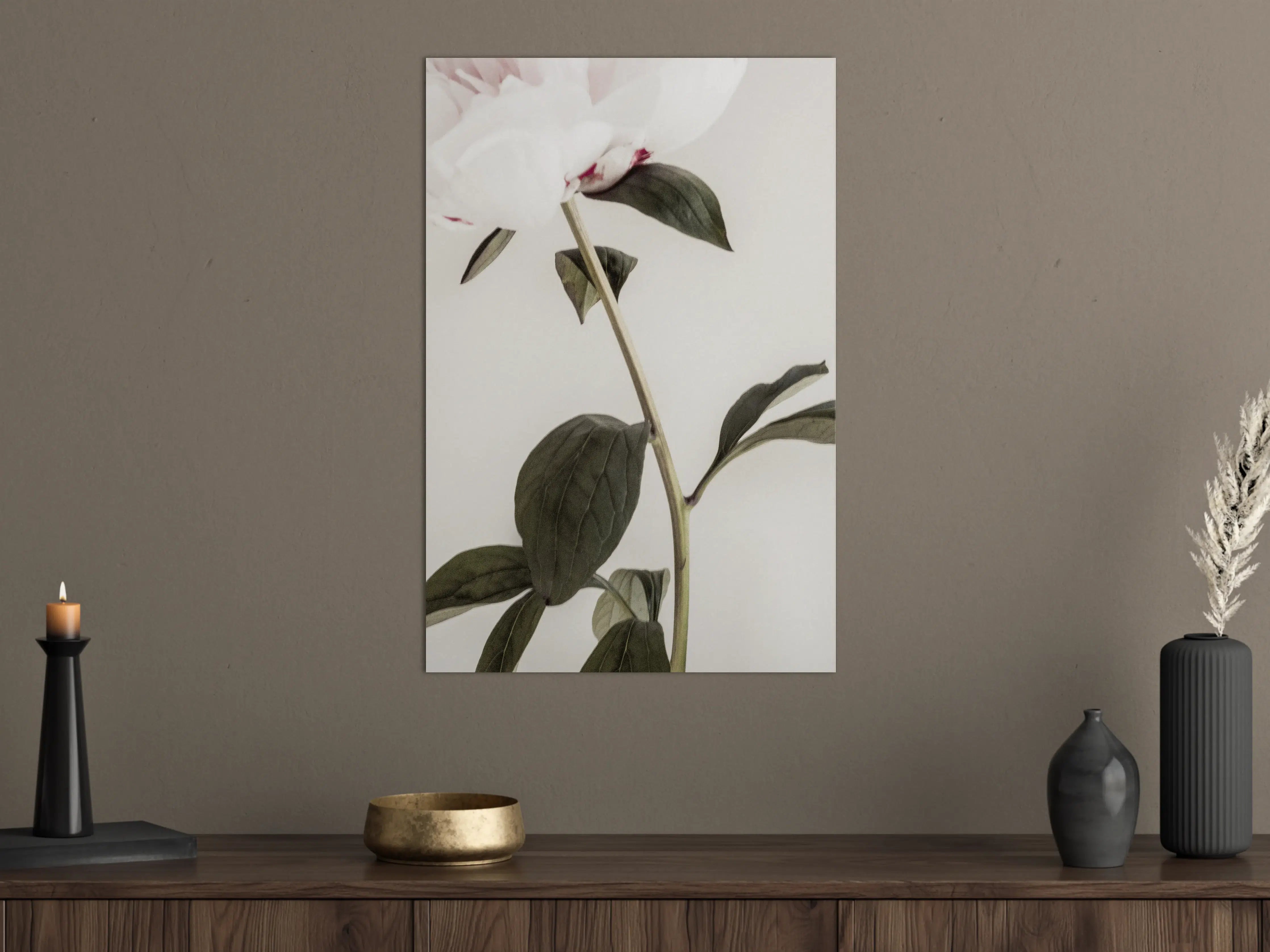 Große Wandbilder - Rosa Pfingstrose - Nahaufnahme