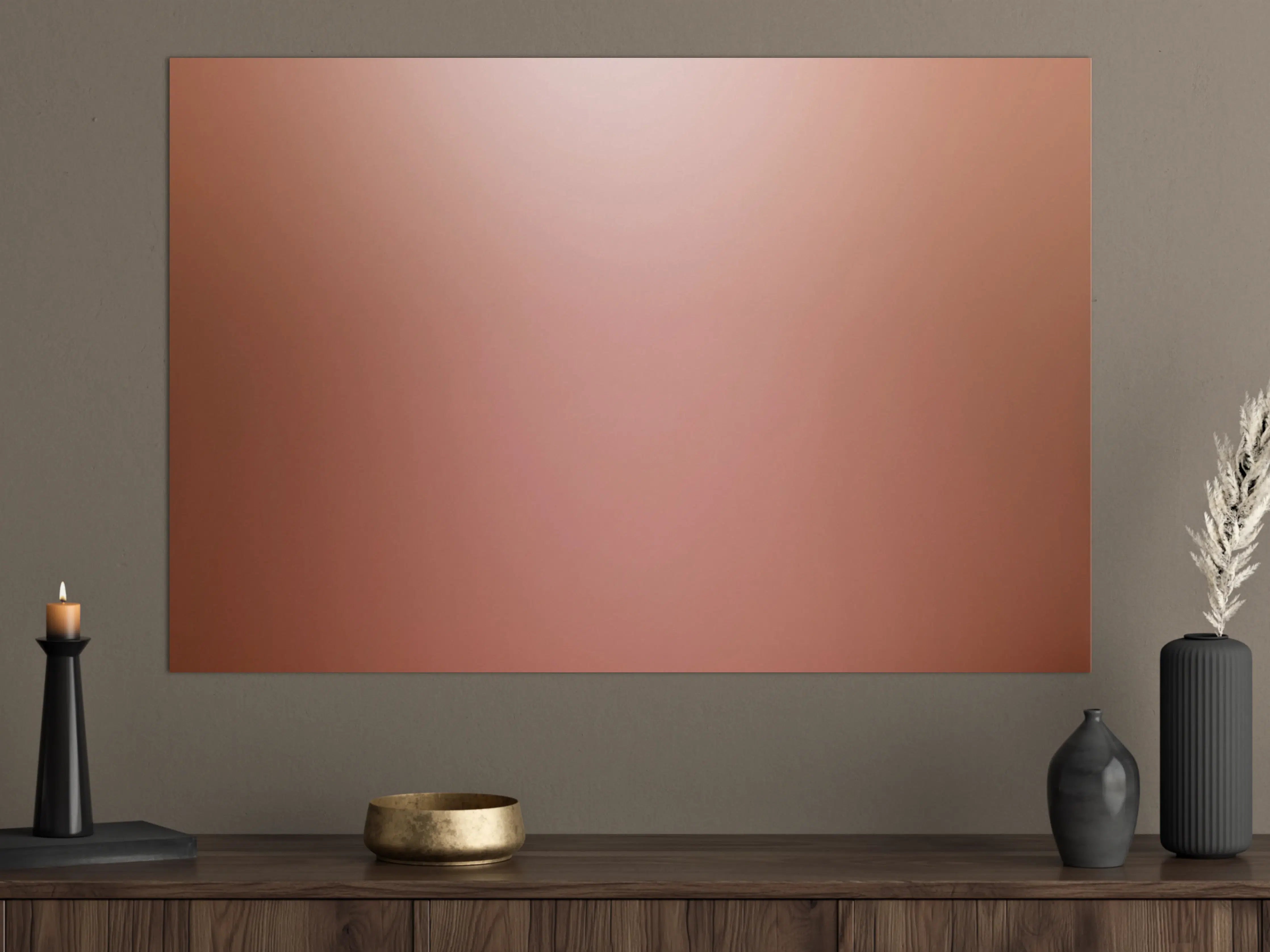 Große Wandbilder - Rosegold Farbverlauf Hintergrund