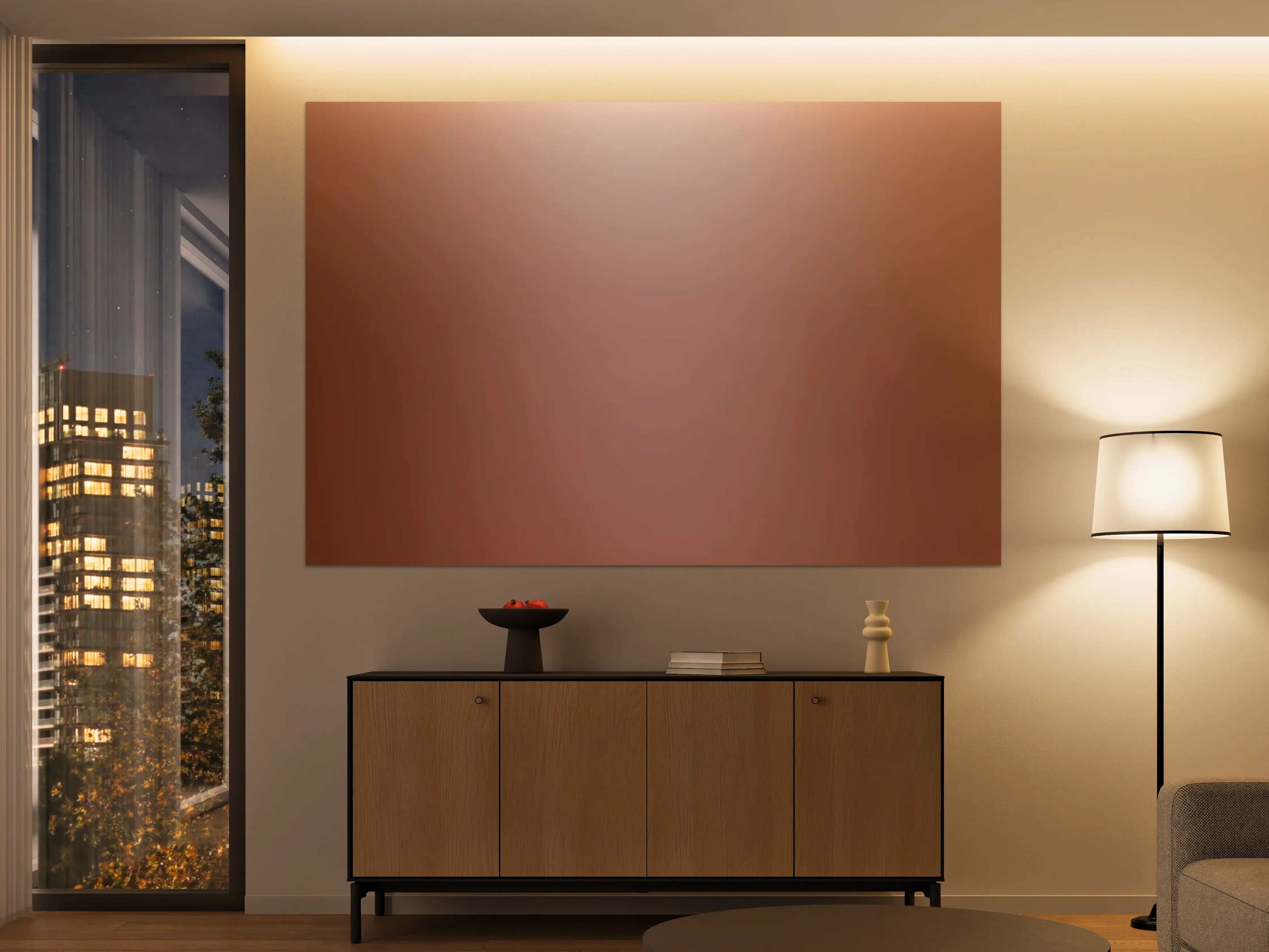 Große Wandbilder - Rosegold Farbverlauf Hintergrund