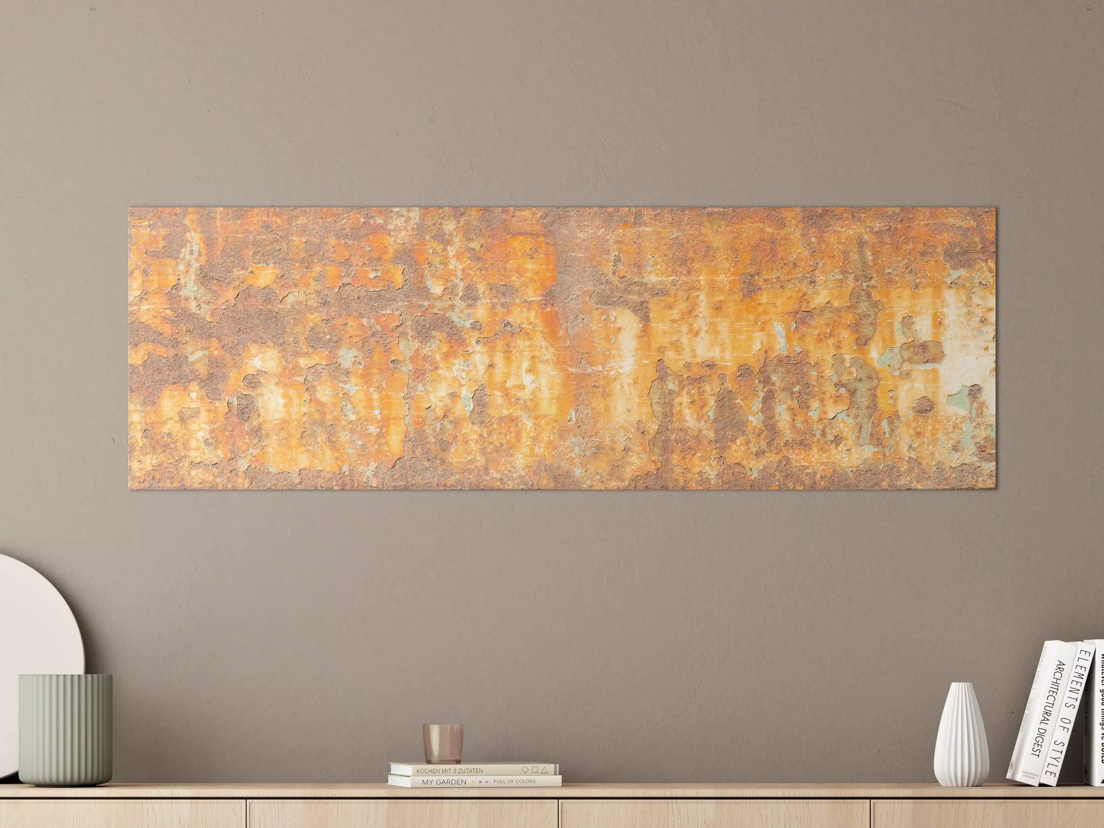 Große Wandbilder - Rostige Betonwand