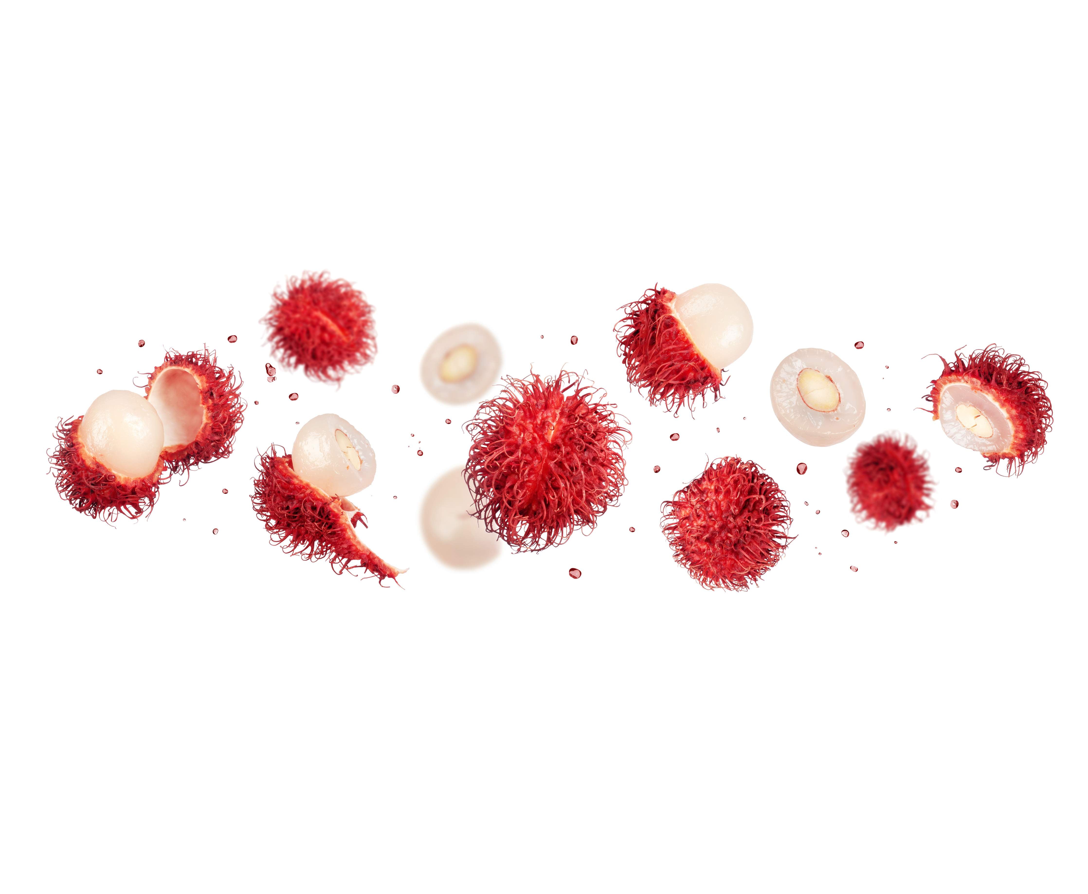 Große Wandbilder-Rote Rambutan Früchte