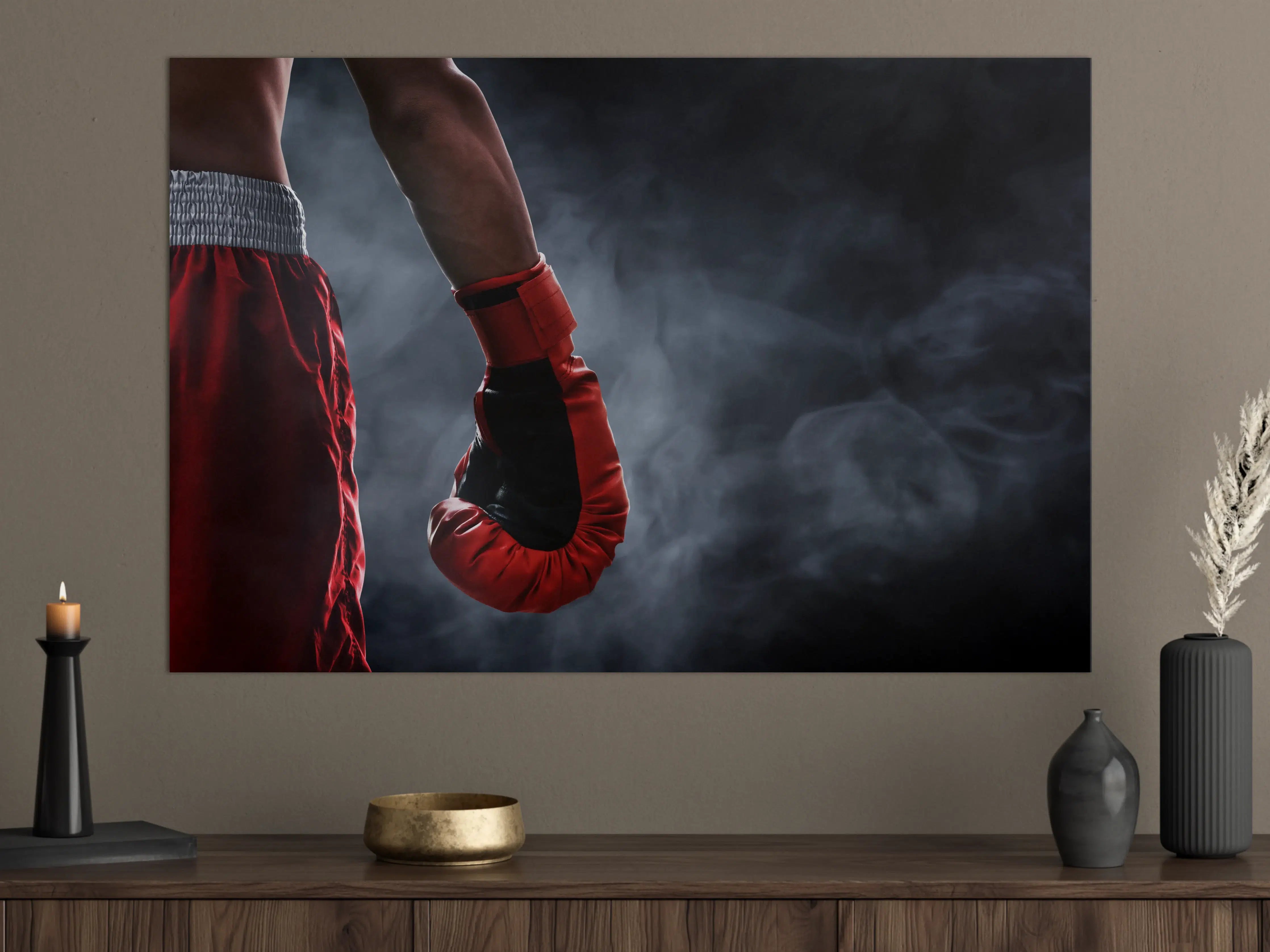 Große Wandbilder - Roter Boxhandschuh