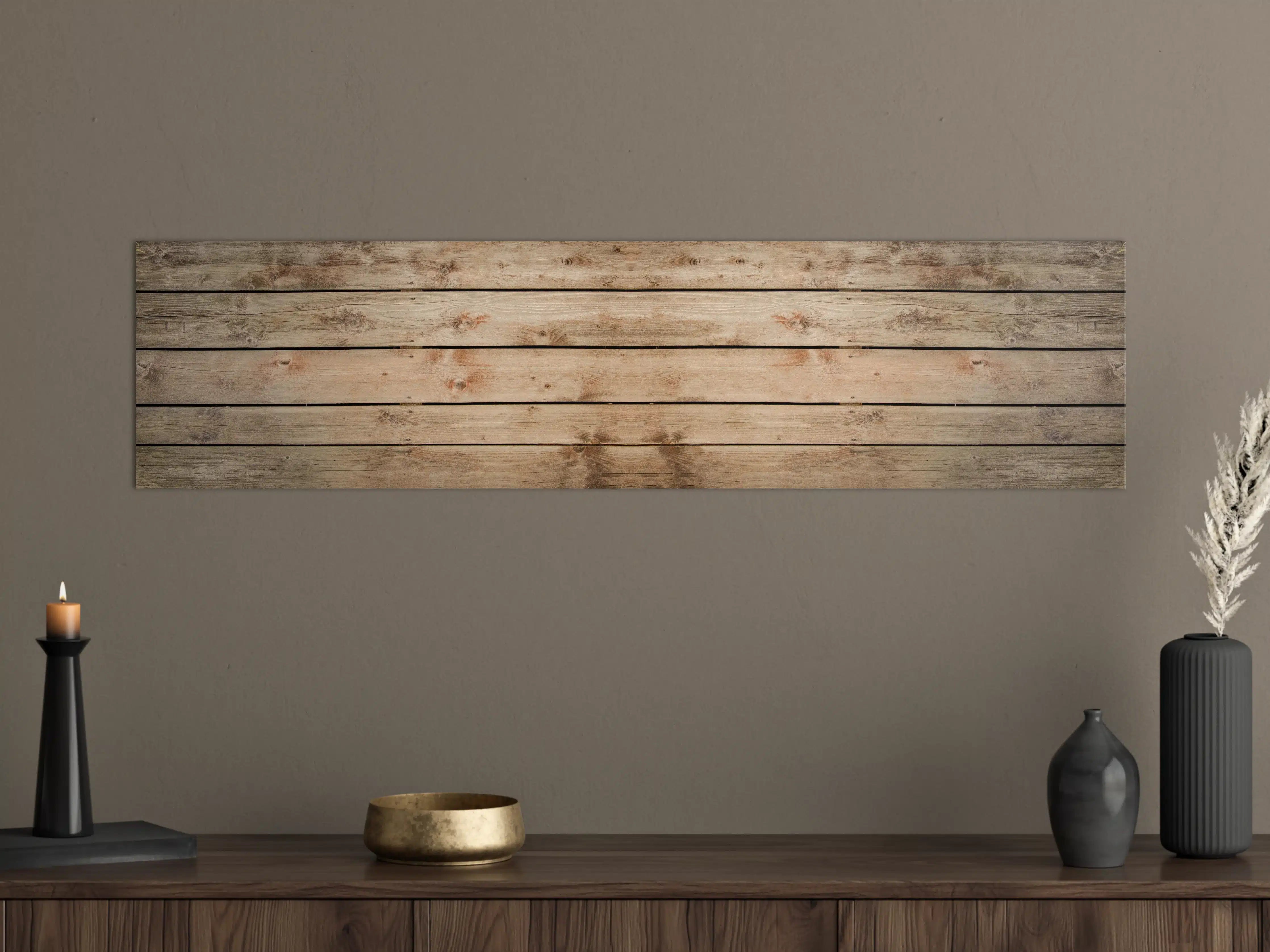Große Wandbilder - Rustikale Braun-Holz-Textur
