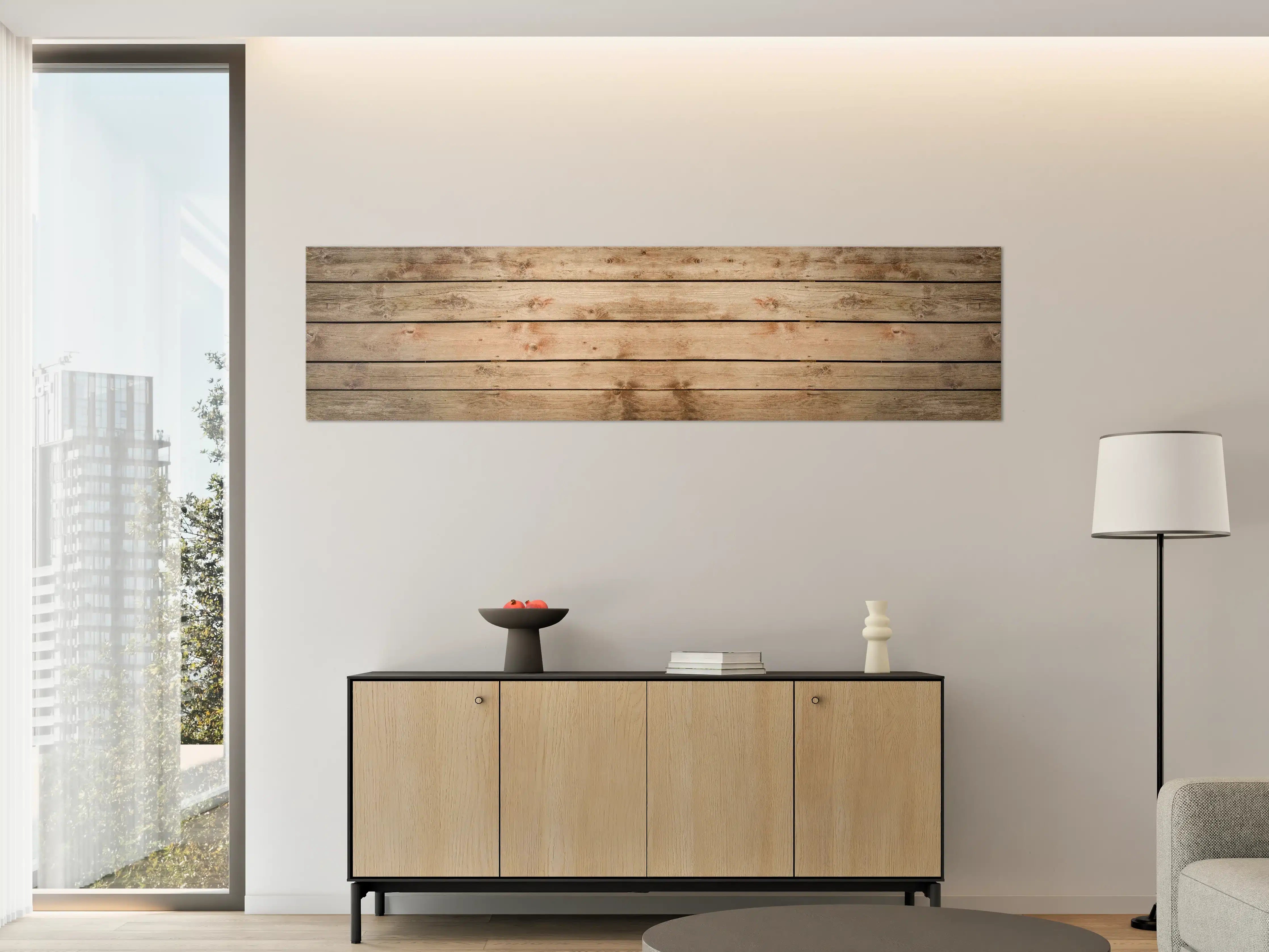 Große Wandbilder - Rustikale Braun-Holz-Textur
