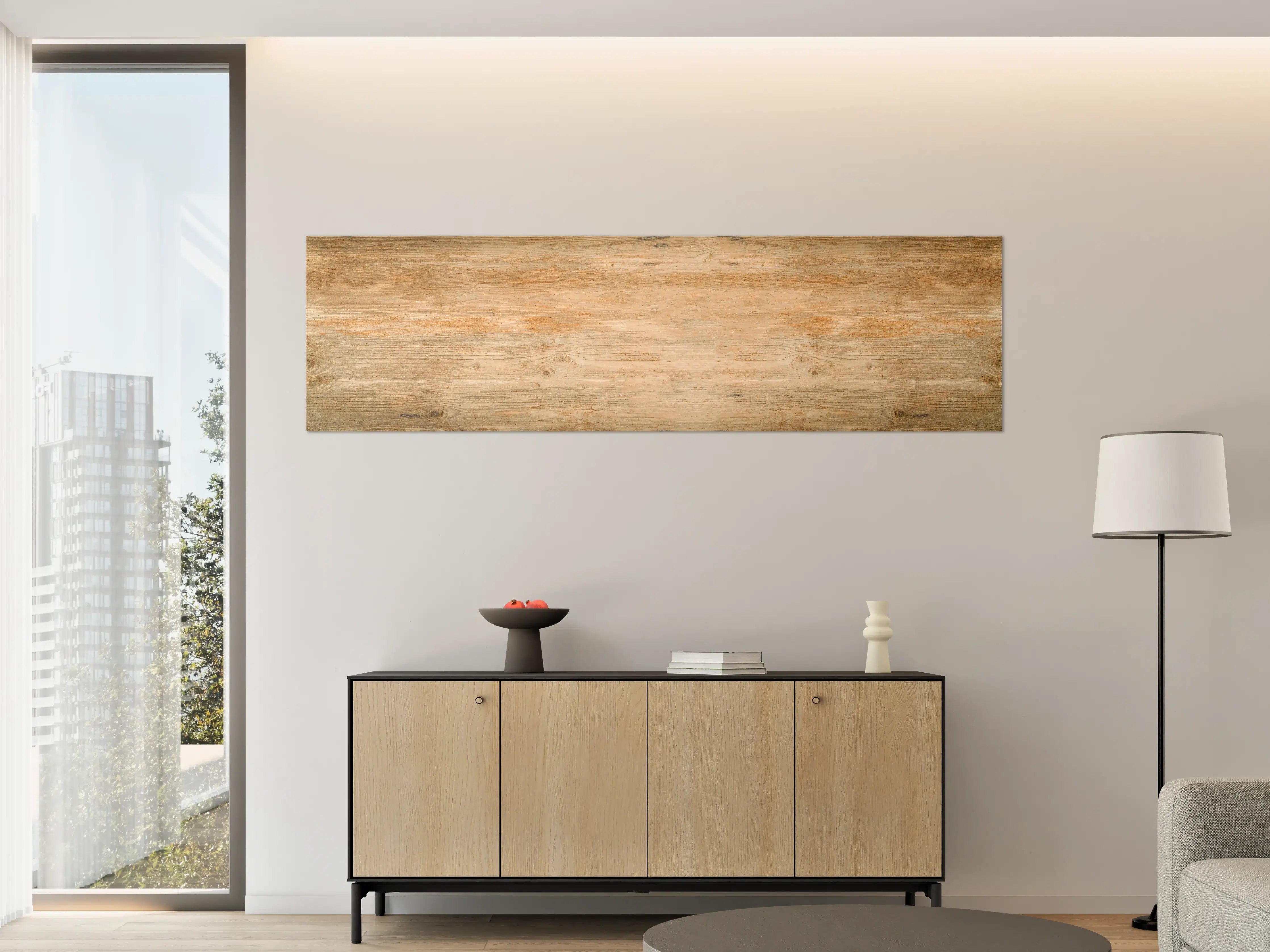 Große Wandbilder - Rustikale Holztextur Panorama