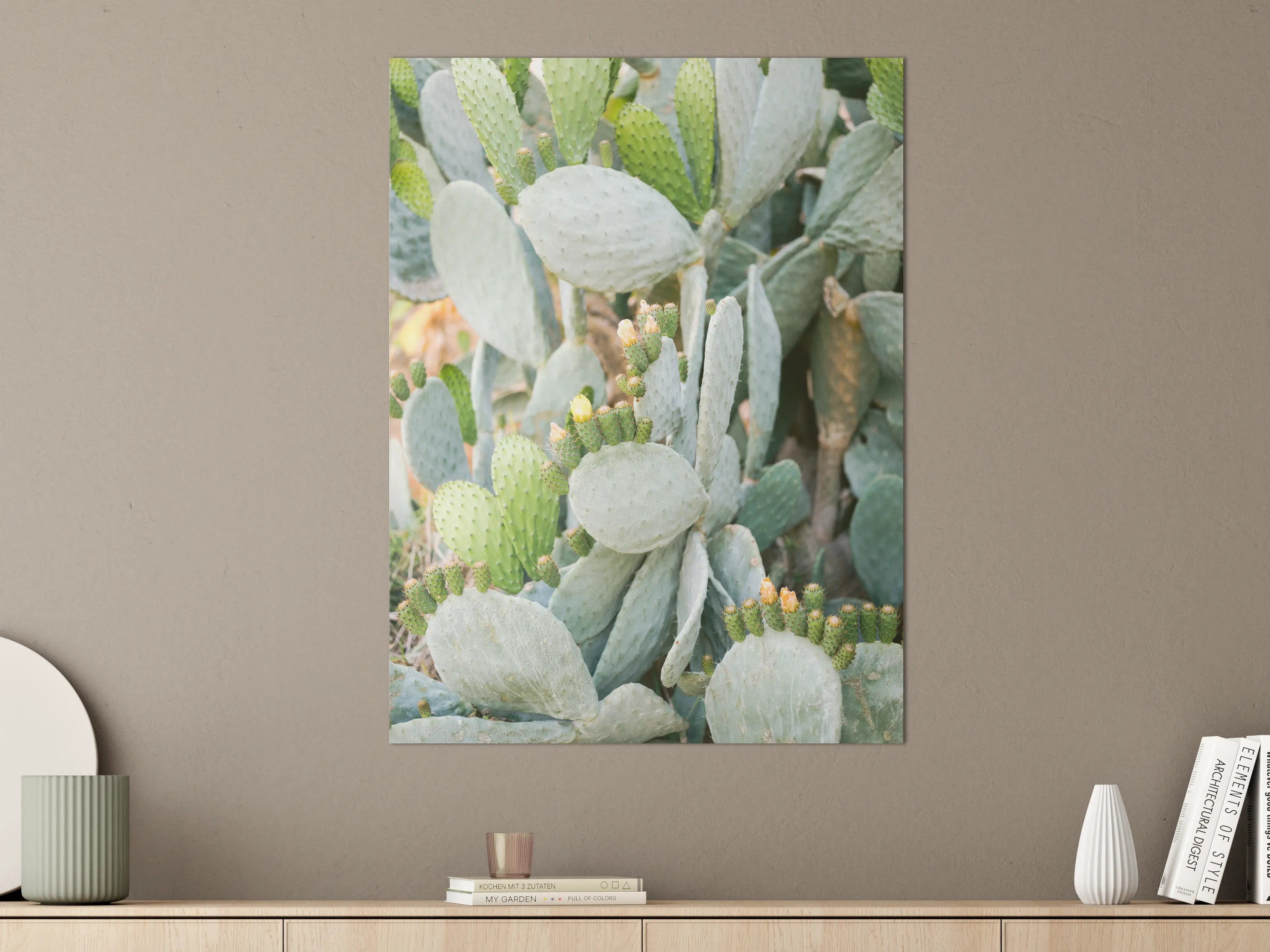 Große Wandbilder - Saftige Prickly Pear Kakteen