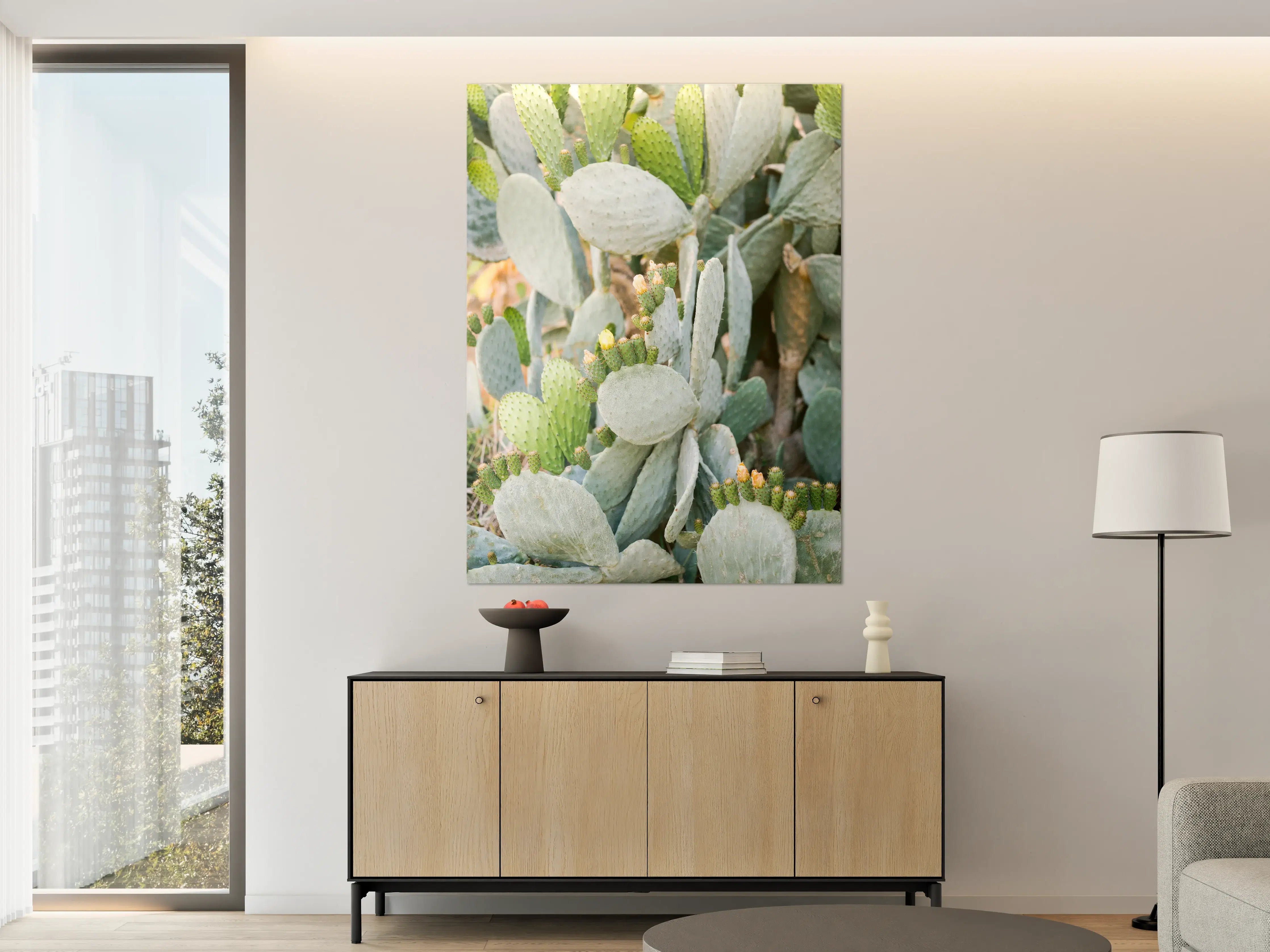 Große Wandbilder - Saftige Prickly Pear Kakteen