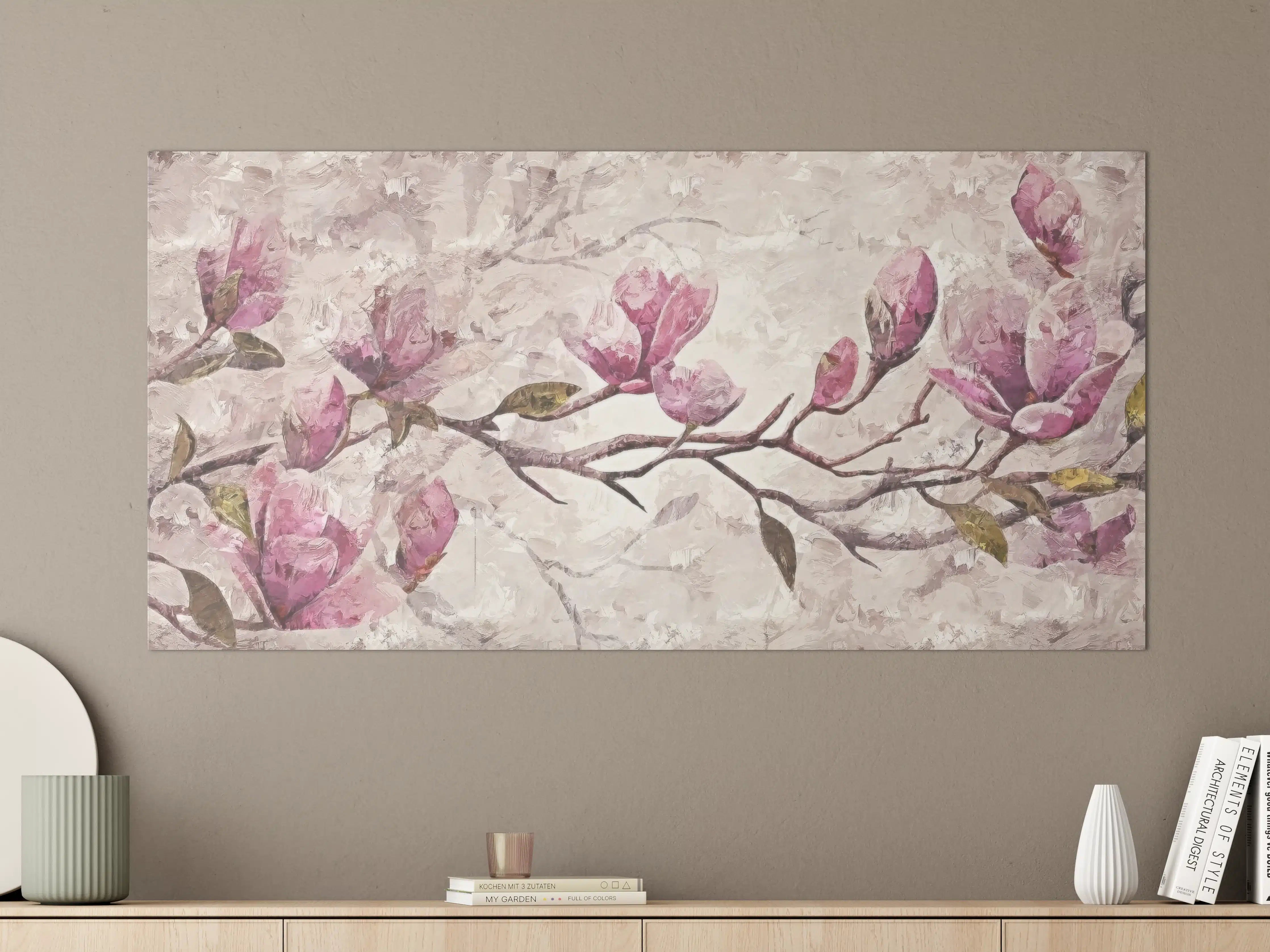 Große Wandbilder - Sakura Baum - Gemälde