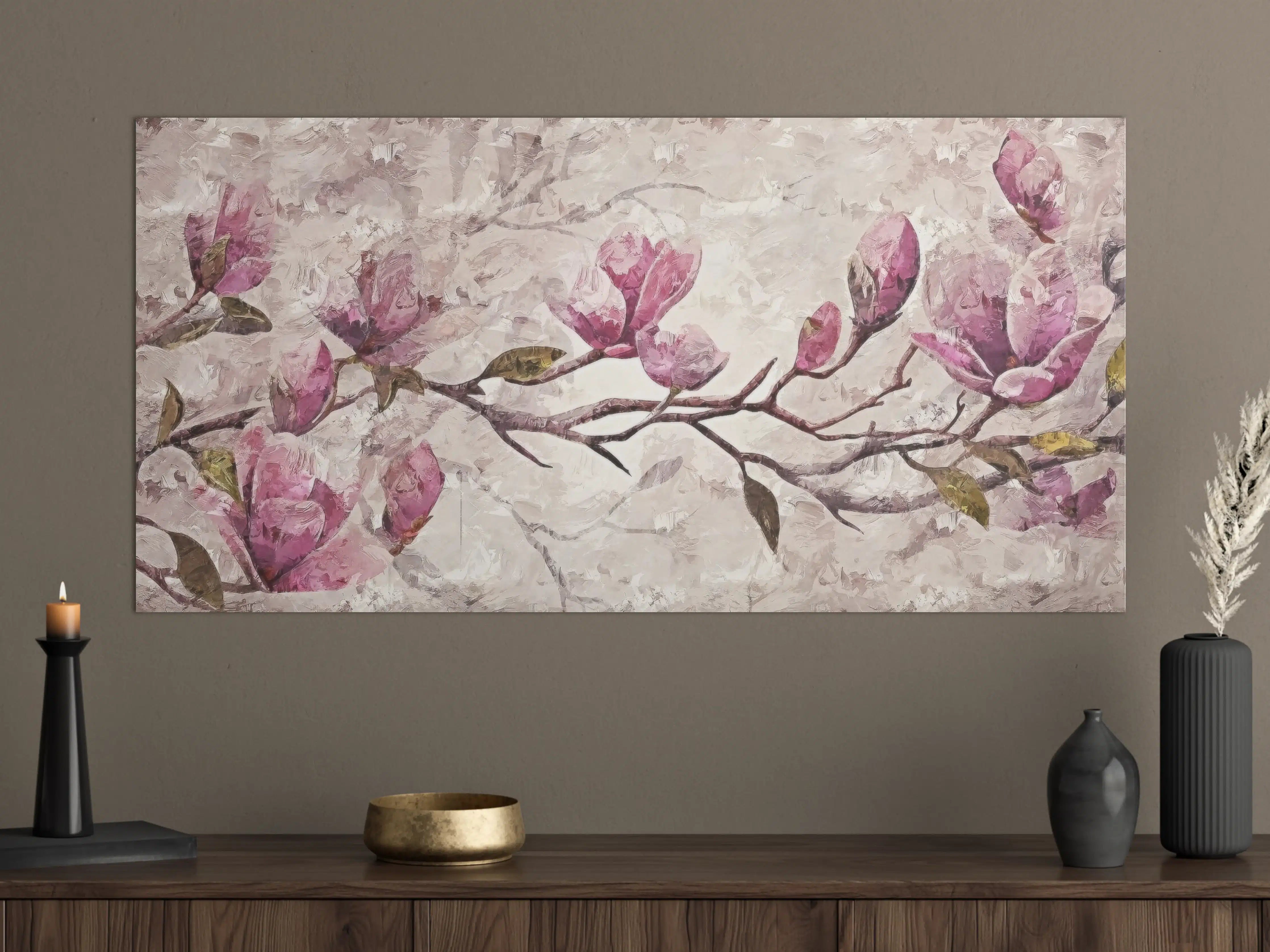 Große Wandbilder - Sakura Baum - Gemälde