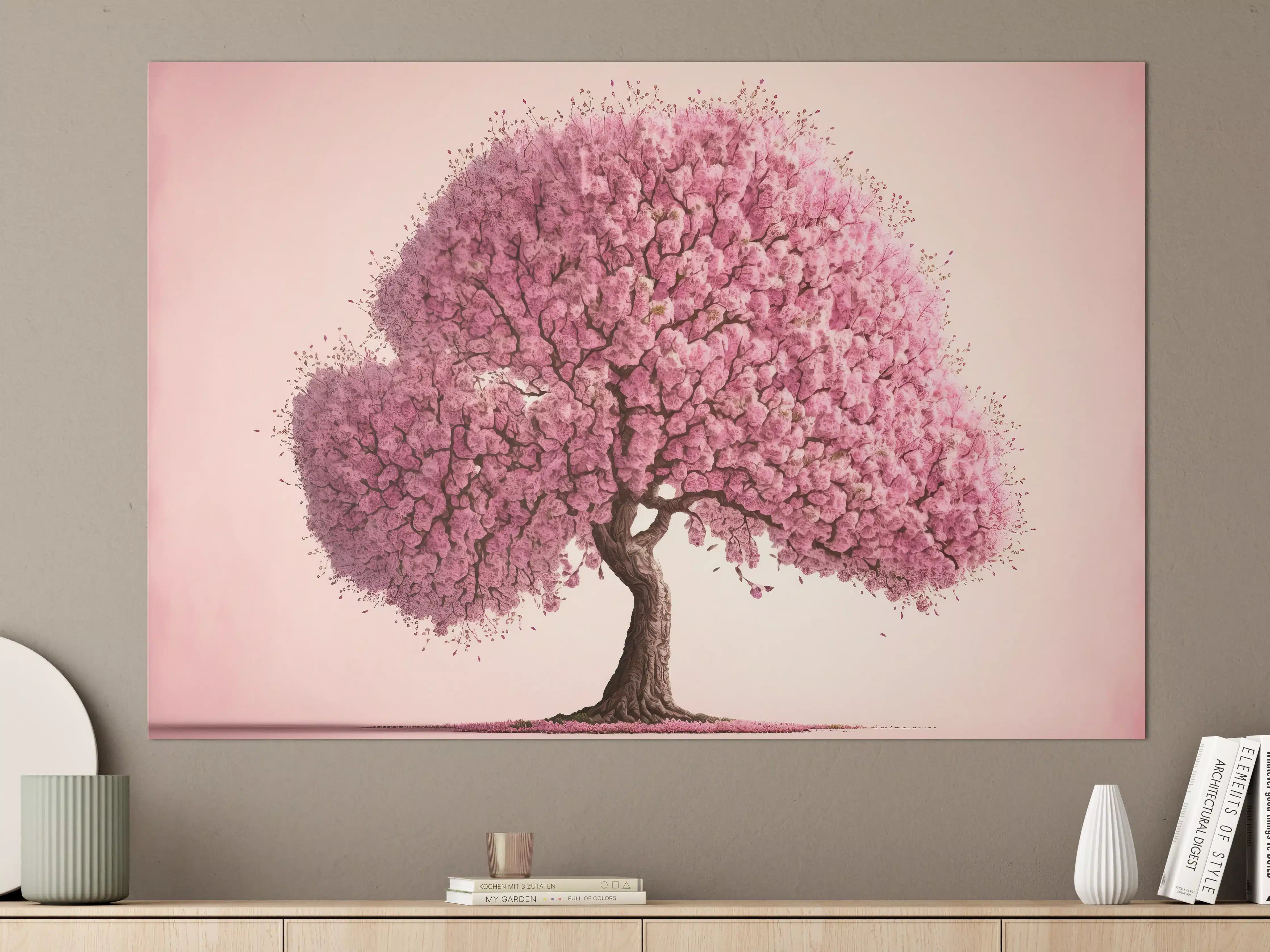 Große Wandbilder - Sakura baum - KI generiert