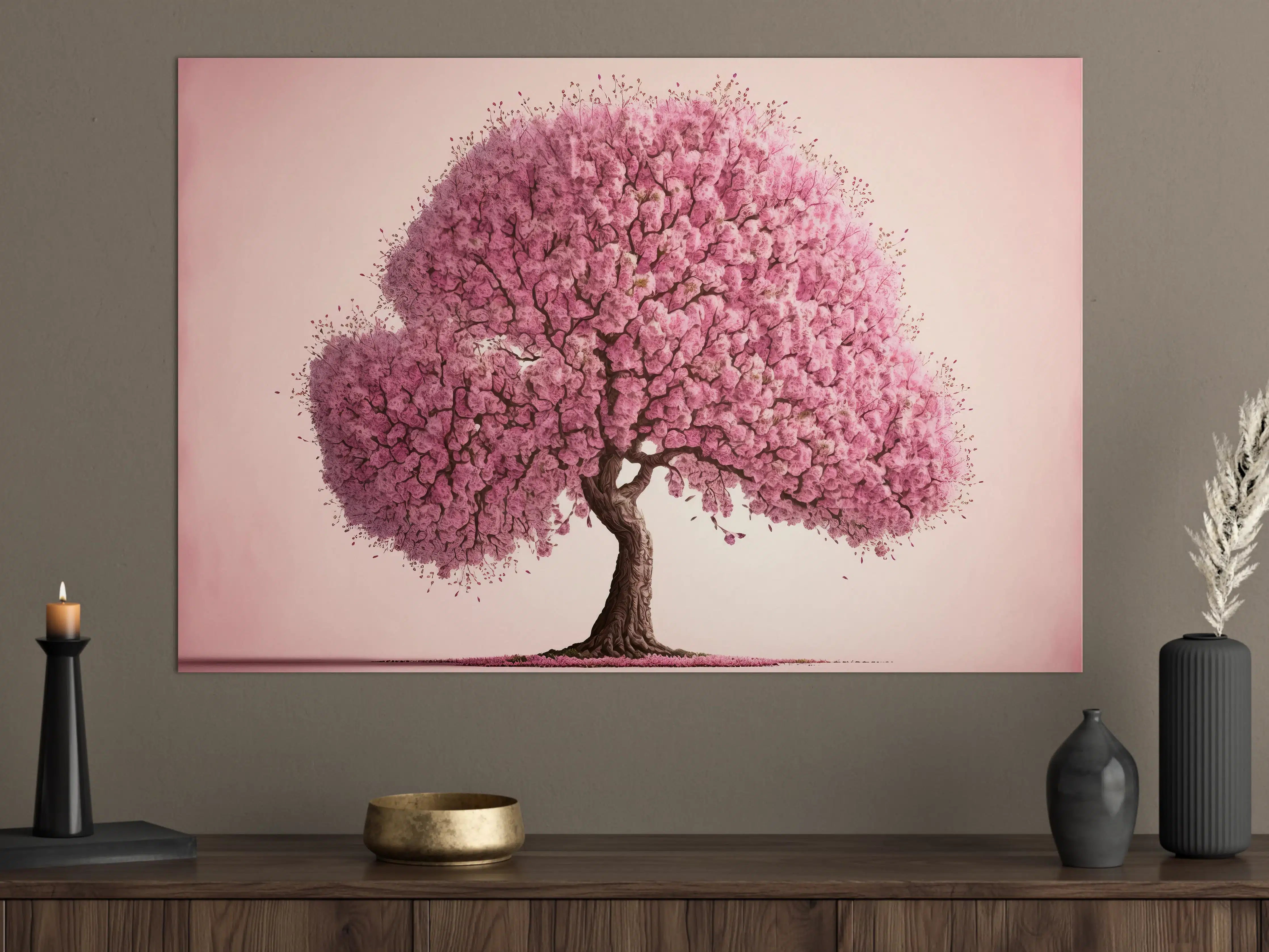Große Wandbilder - Sakura baum - KI generiert