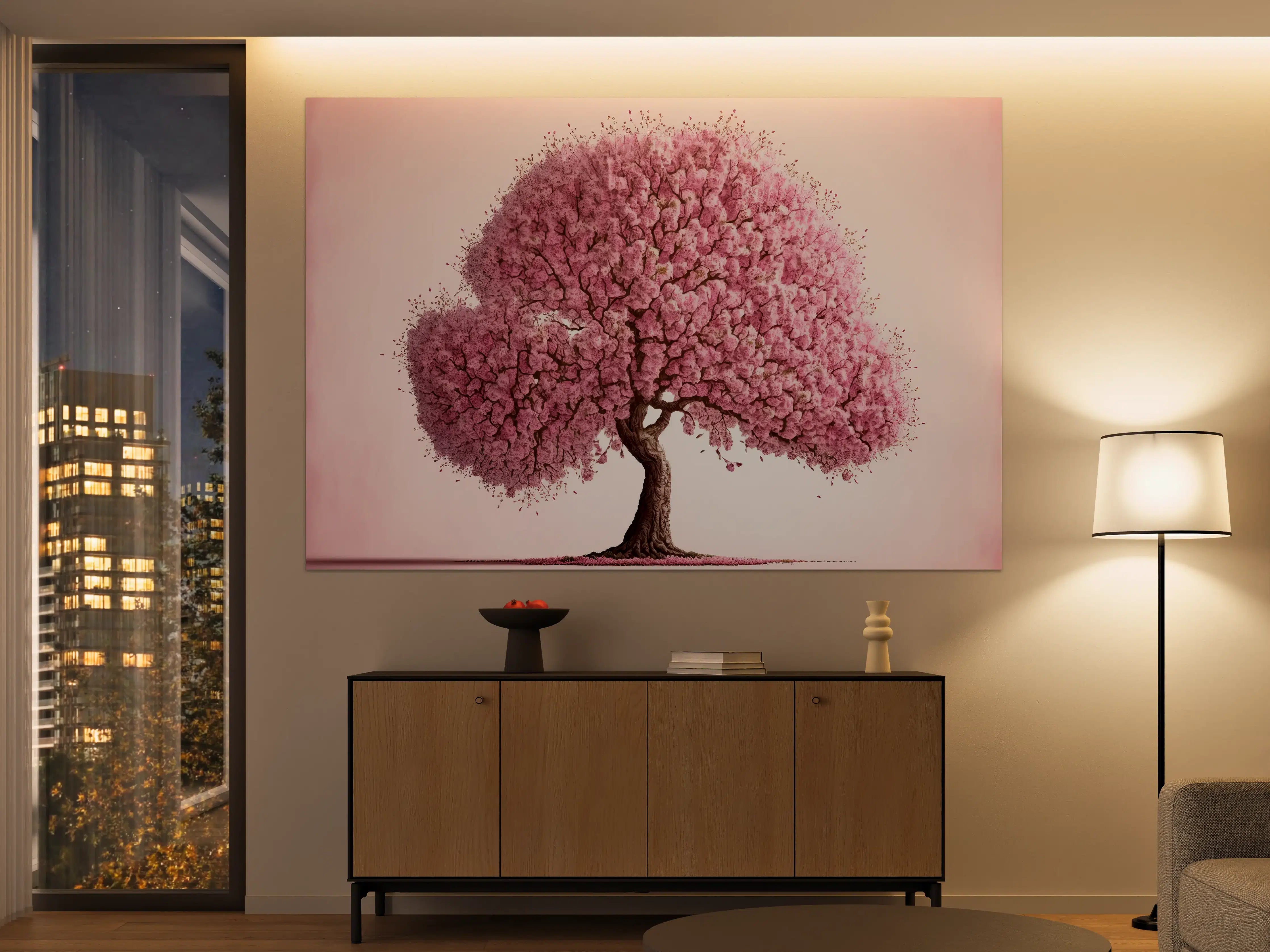 Große Wandbilder - Sakura baum - KI generiert