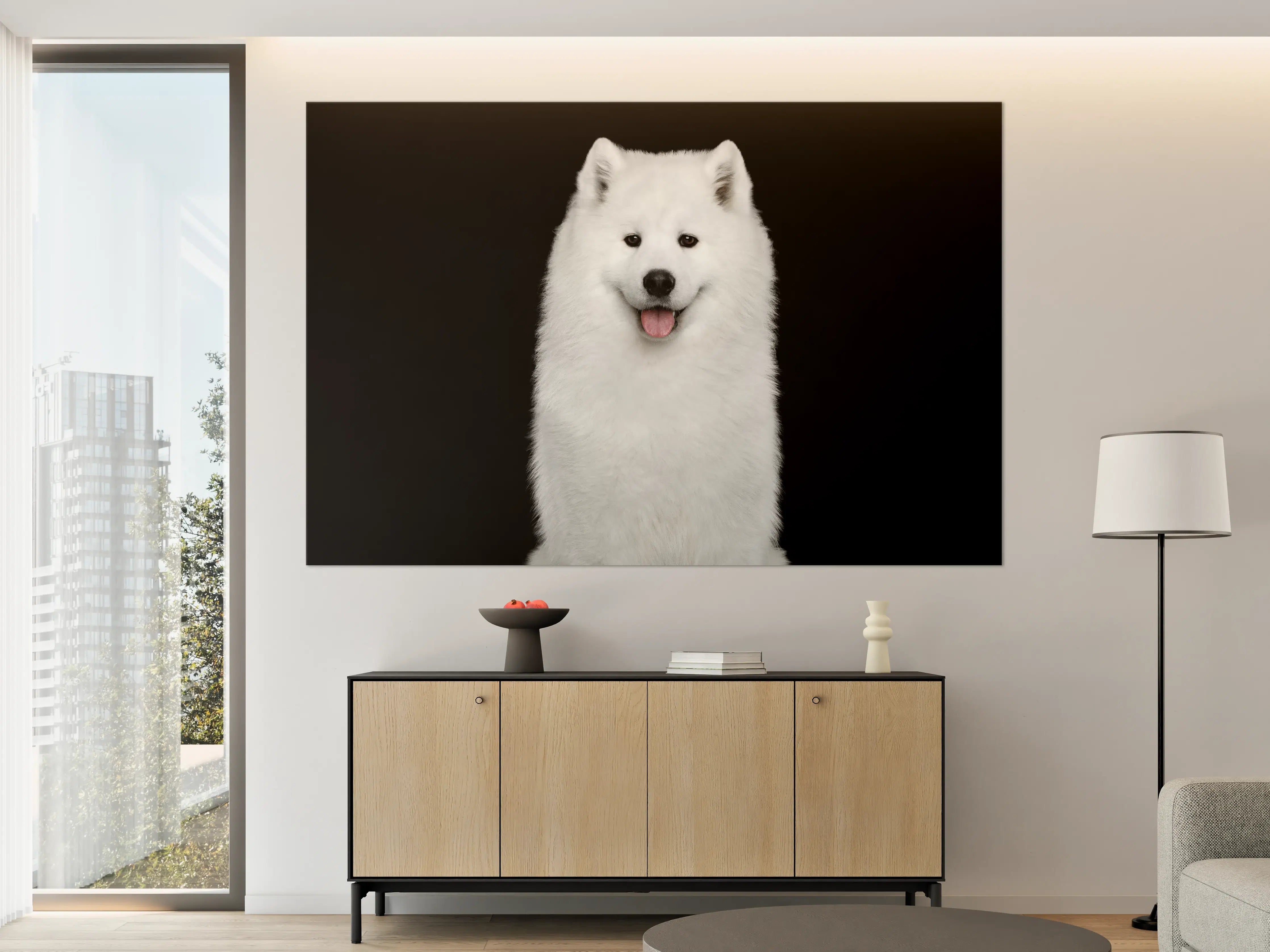 Große Wandbilder - Samojeden Hund