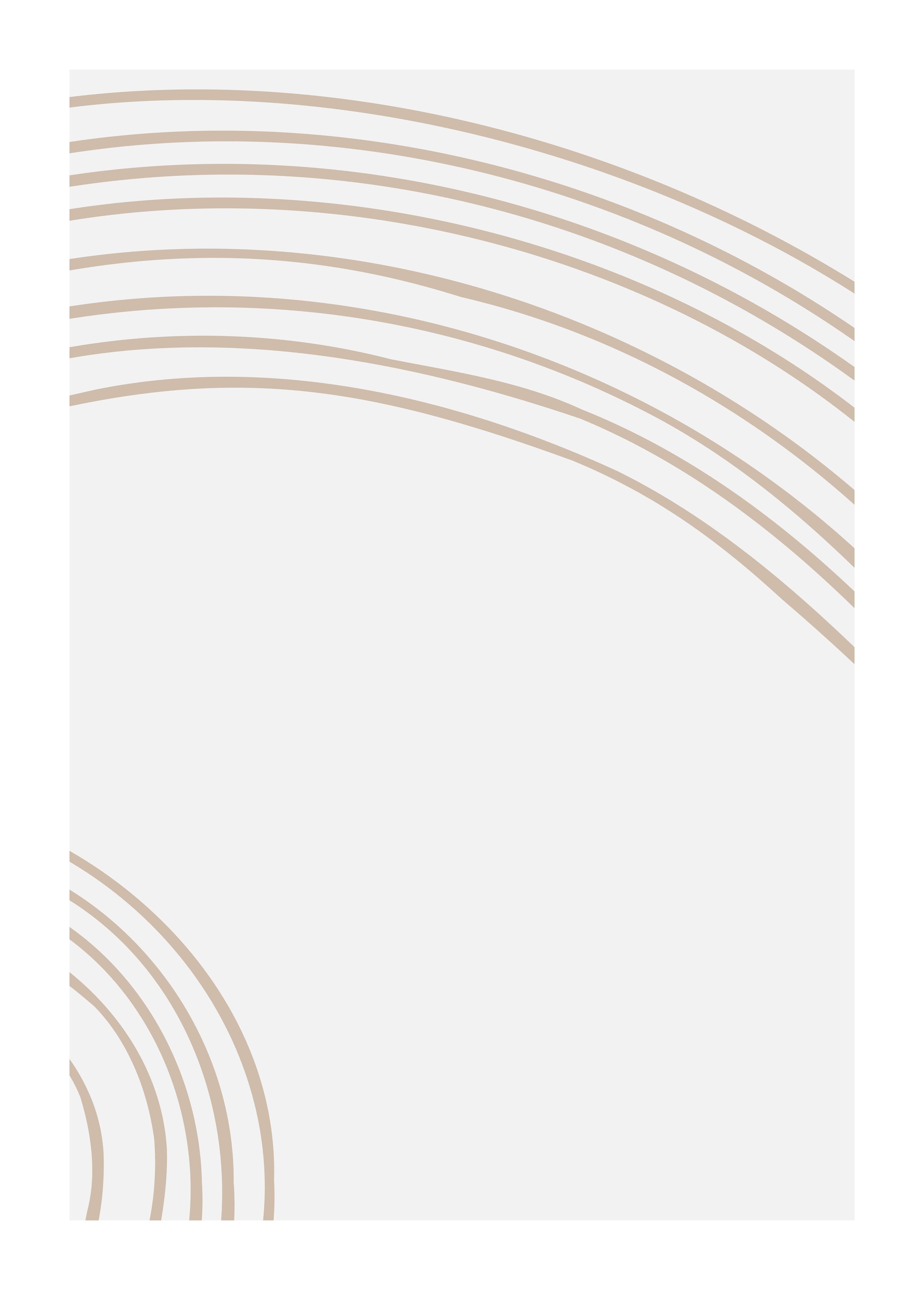 Große Wandbilder-Sanfte Beige-Ringe auf hellem Hintergrund