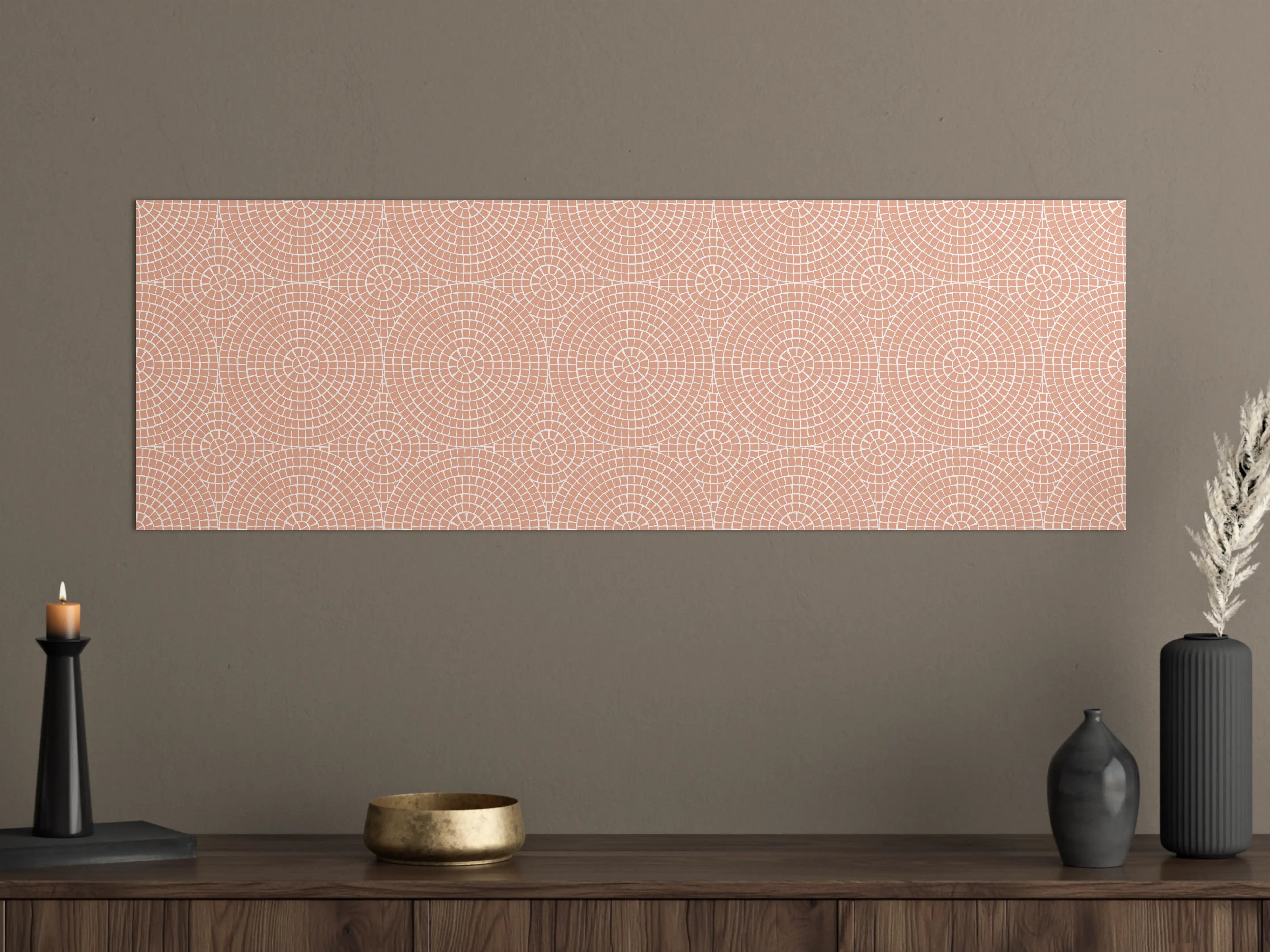Große Wandbilder - Sanfte Grau-Weiße Geometric