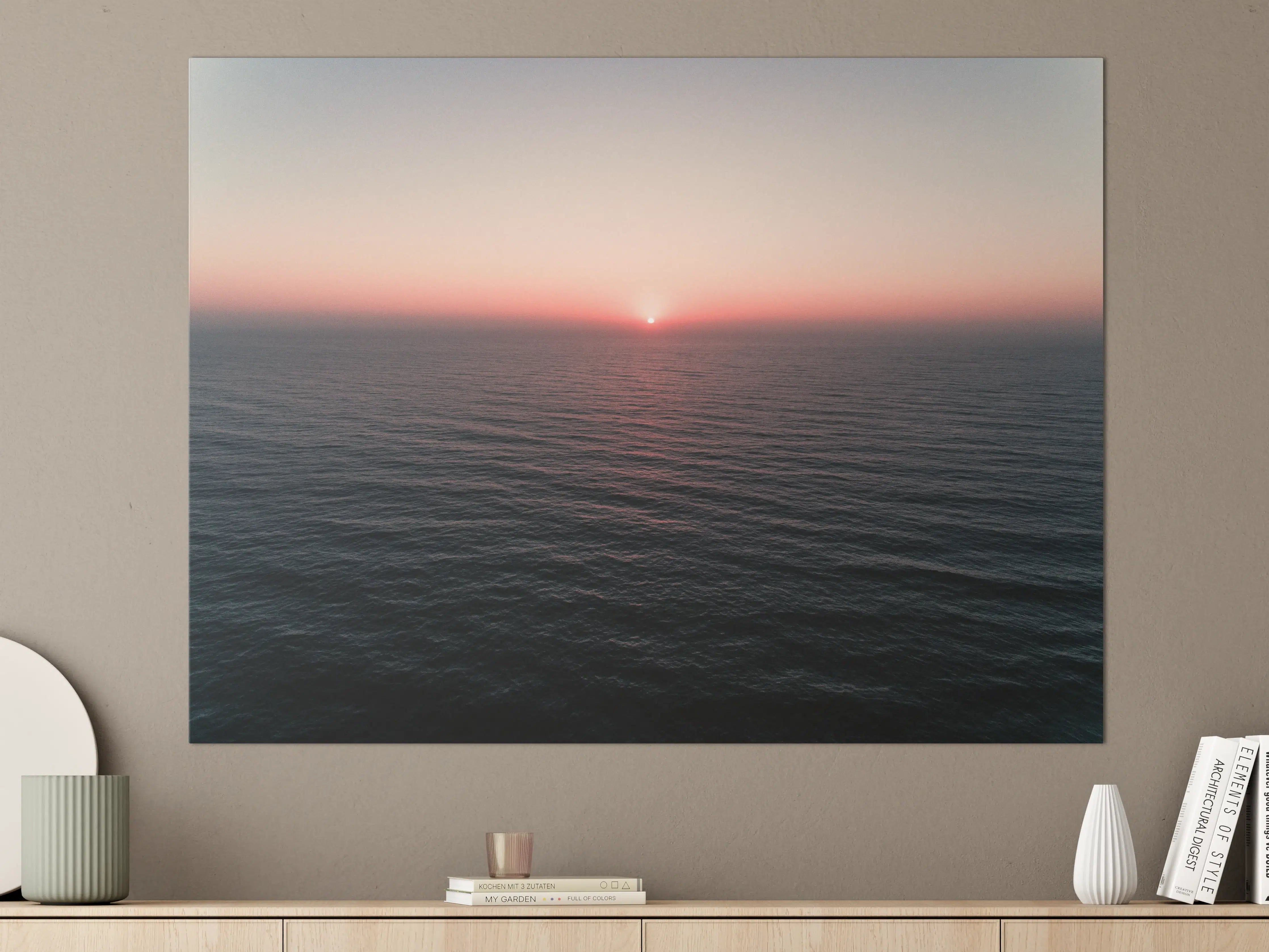 Große Wandbilder - Sanfte Grauenschimmer am Meer