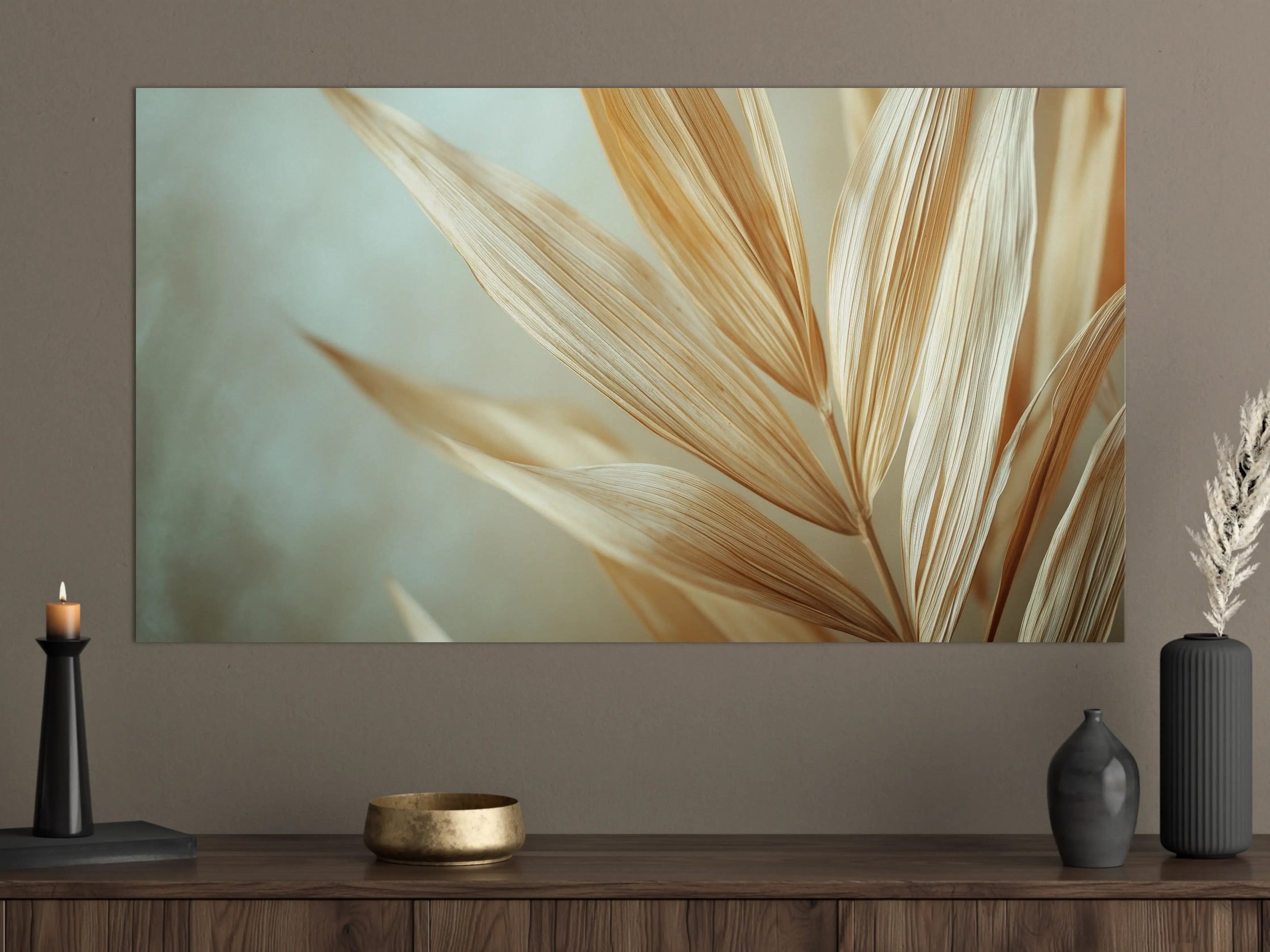 Große Wandbilder - Sanfte Naturdünen in hellem Beige