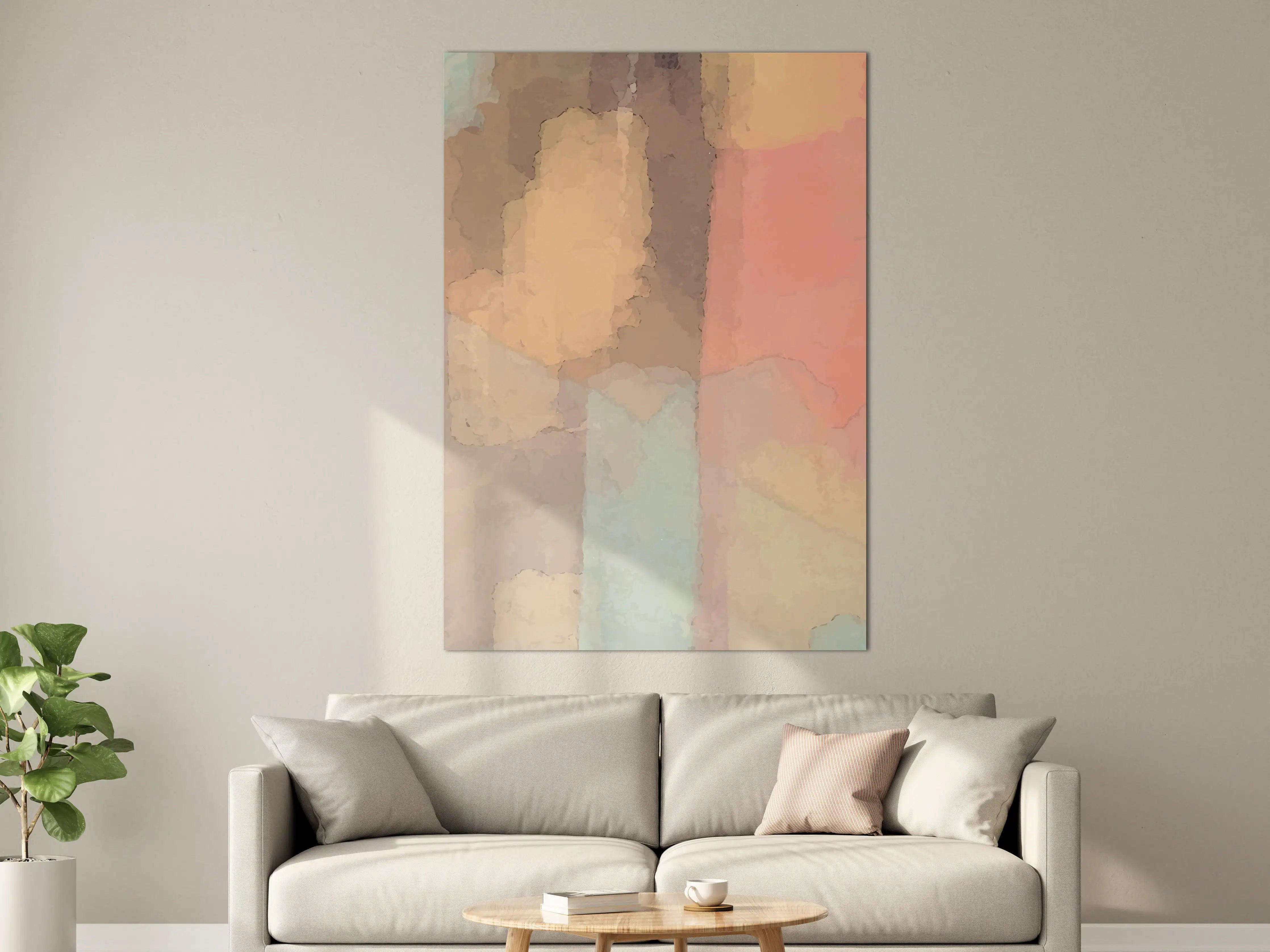 Große Wandbilder - Sanfte Pastellfarben Wandbild