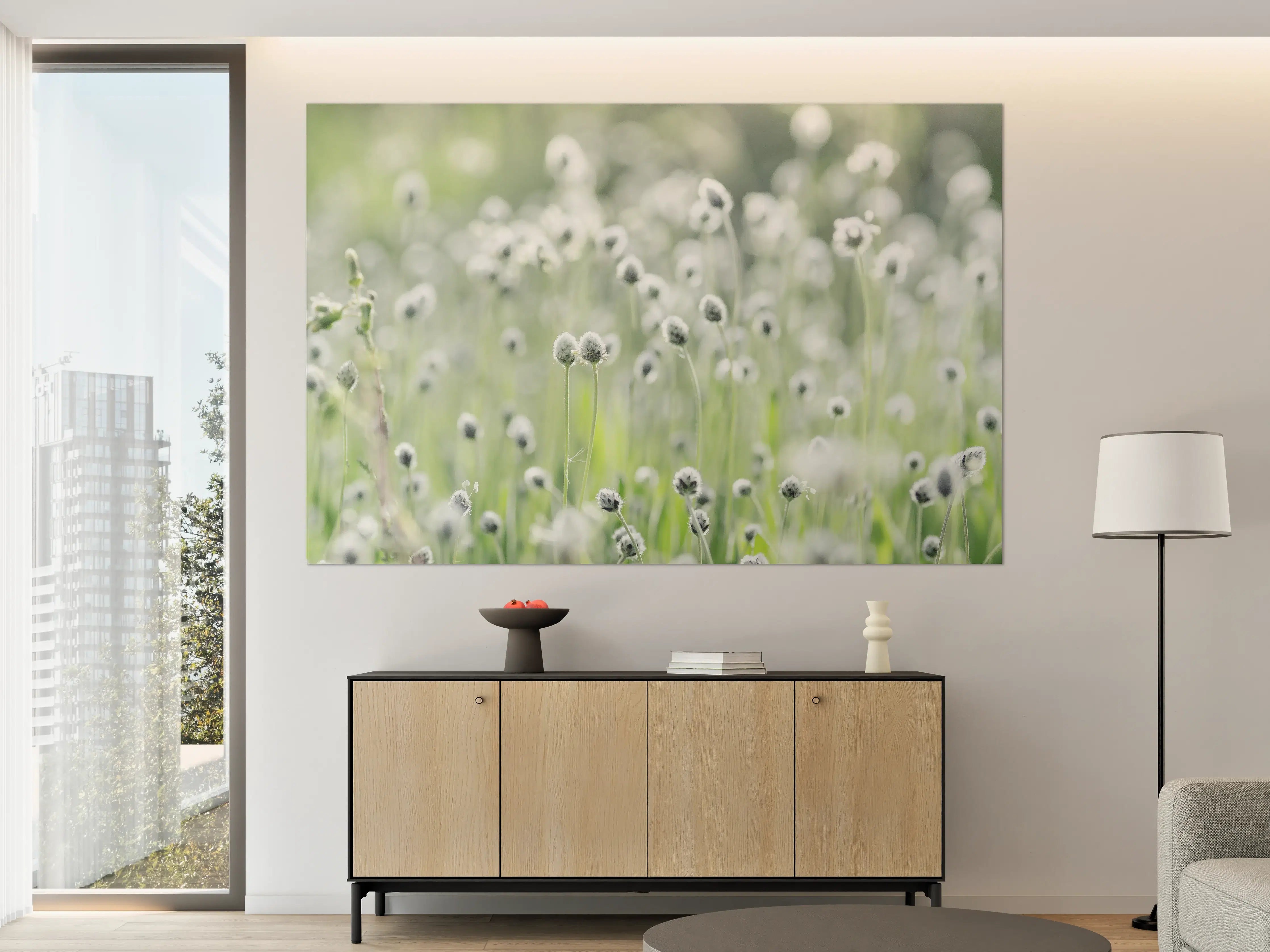 Große Wandbilder - Sanfte Wildblumenwiese