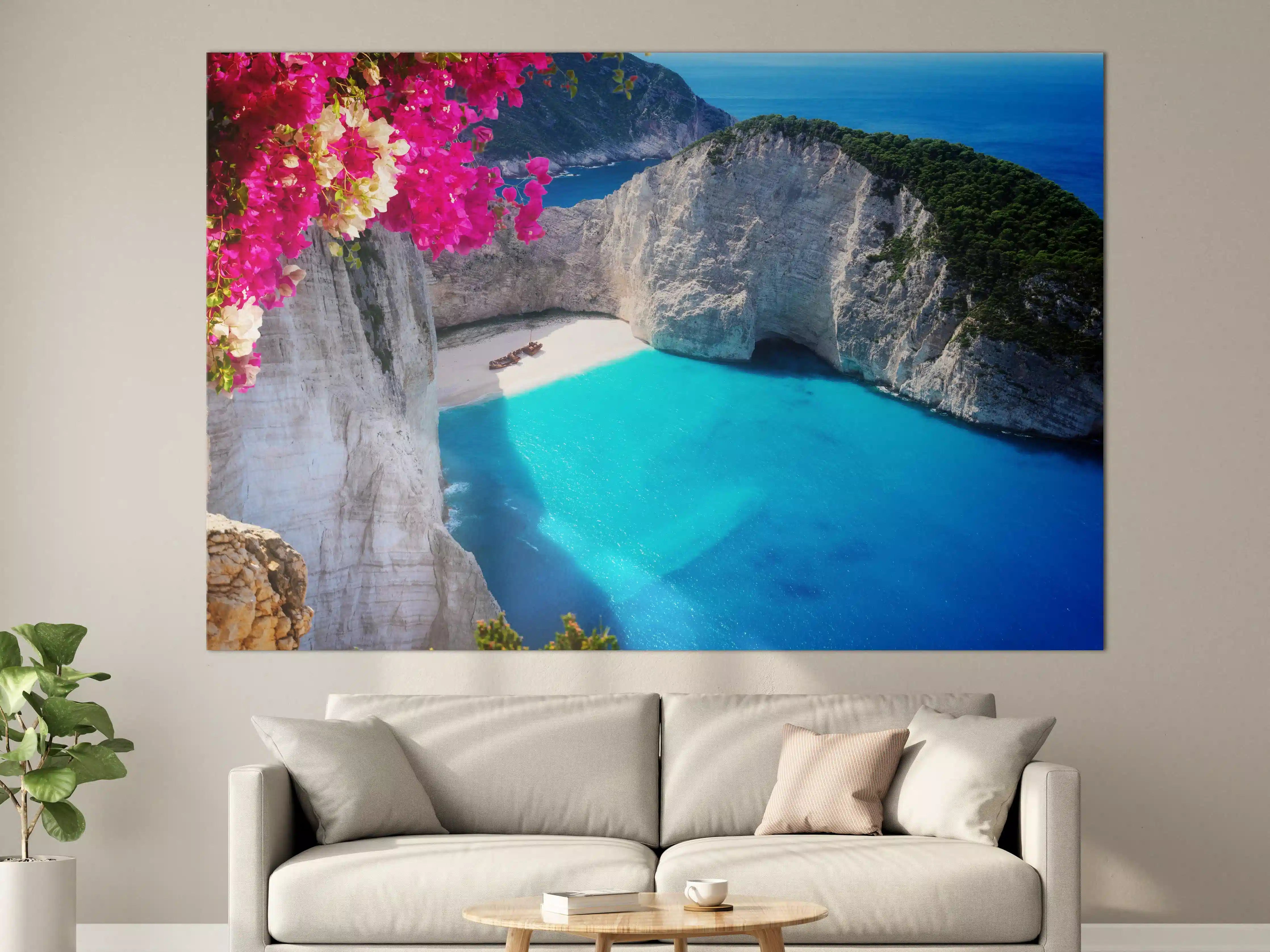 Große Wandbilder - Schöne Landschaft der Insel Zakinthos