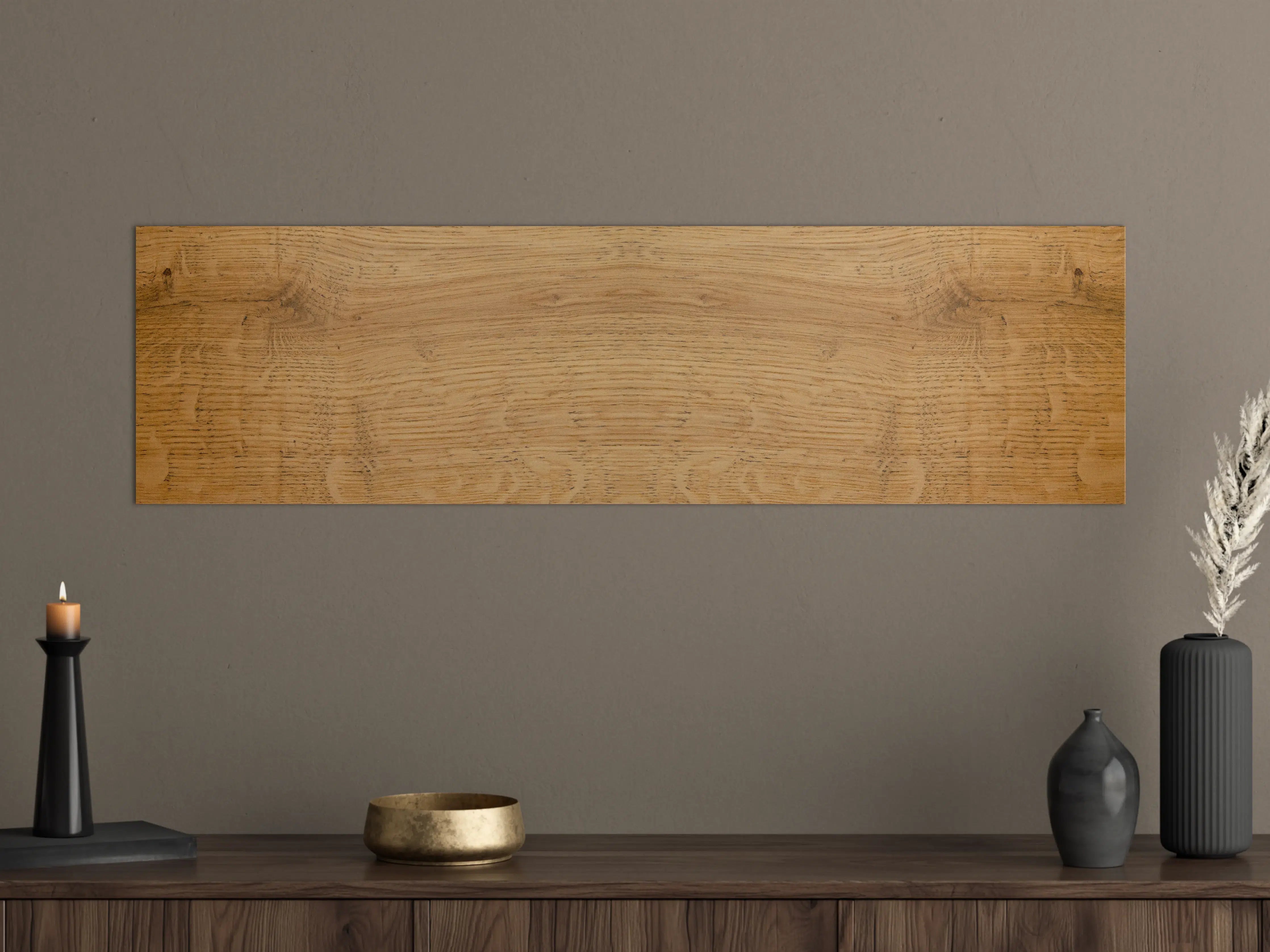Große Wandbilder - Schöne helle Holzplatte
