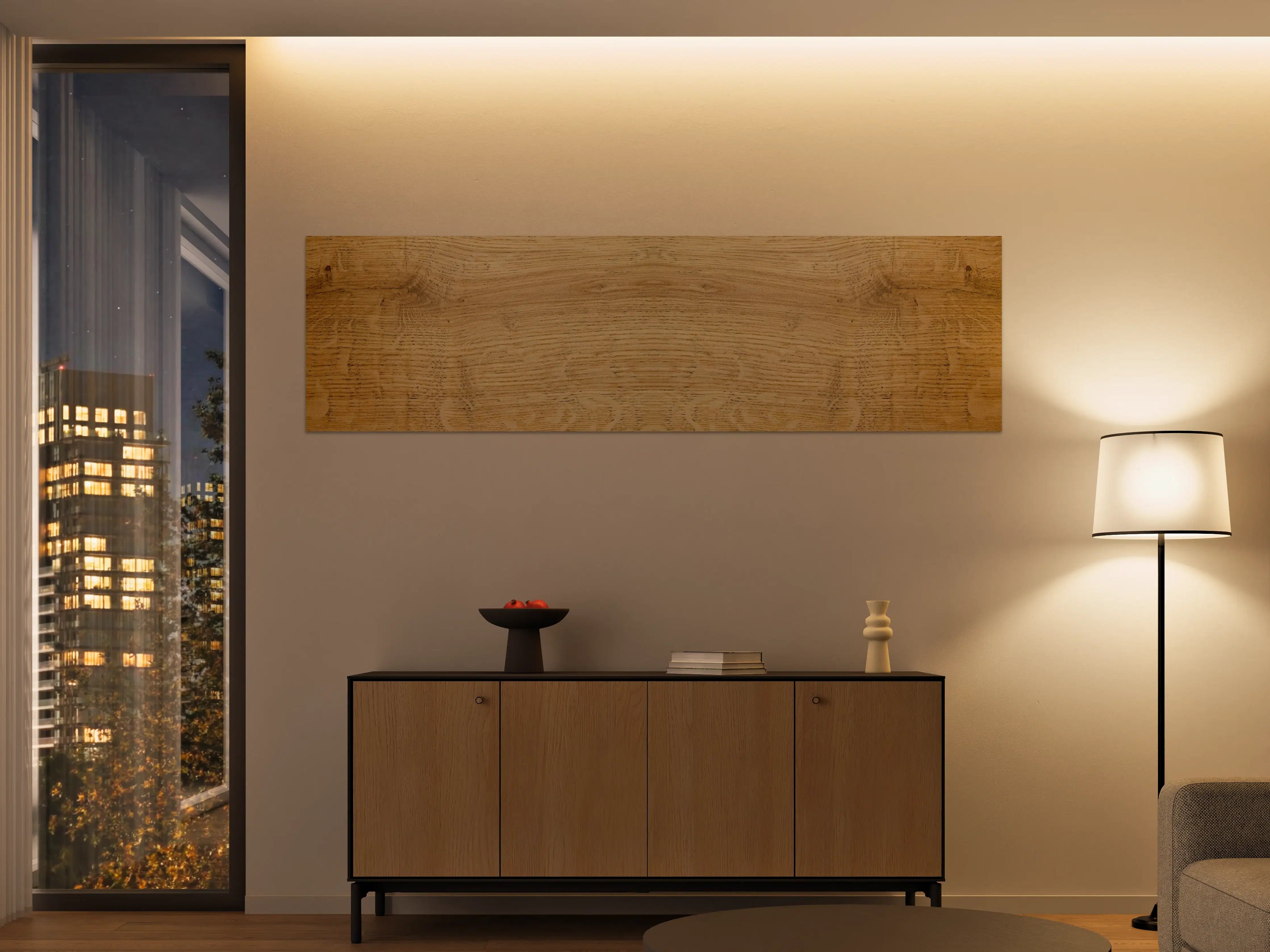 Große Wandbilder - Schöne helle Holzplatte