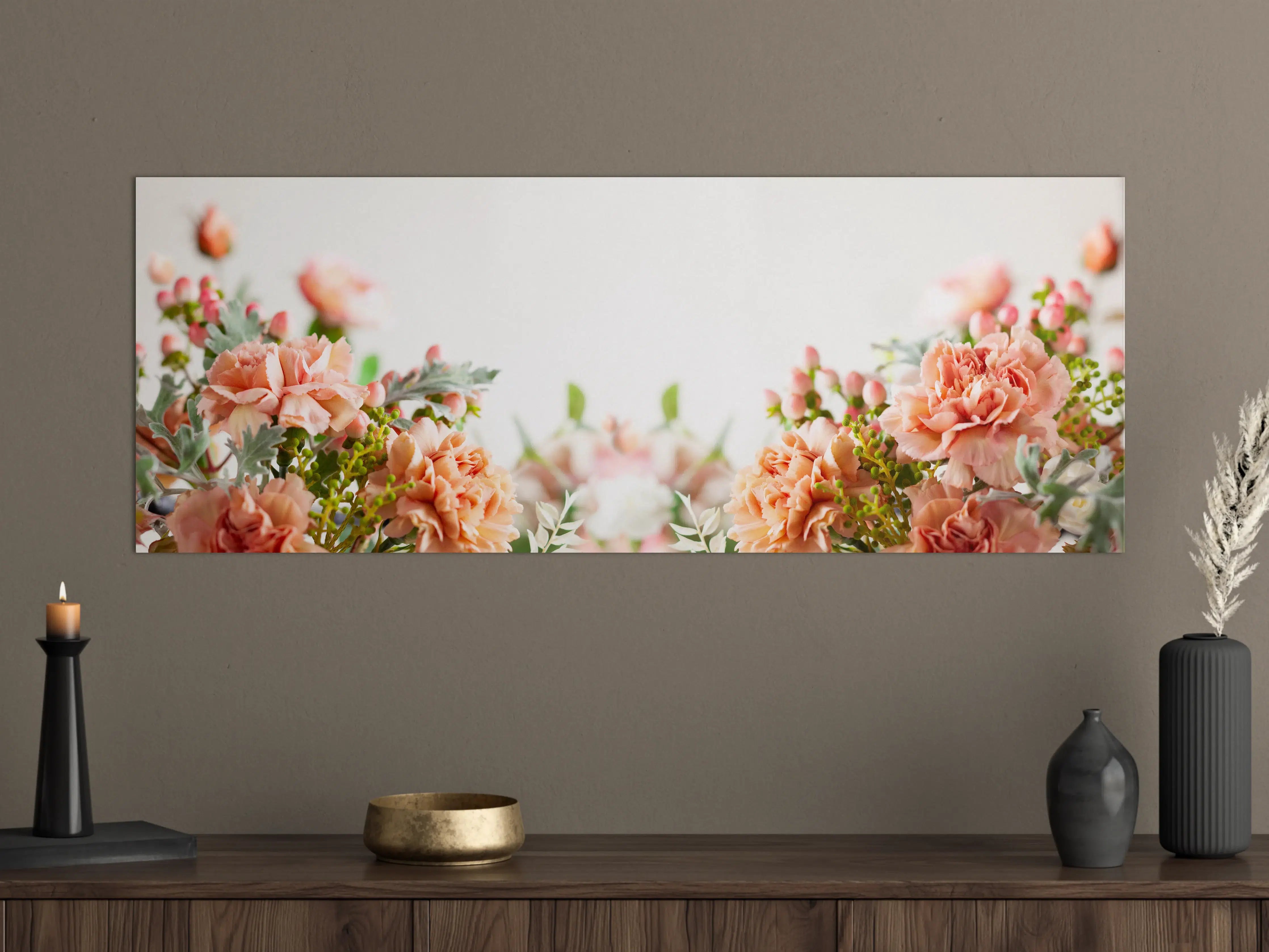 Große Wandbilder - Schöne herbstliche Blumen-Komposition
