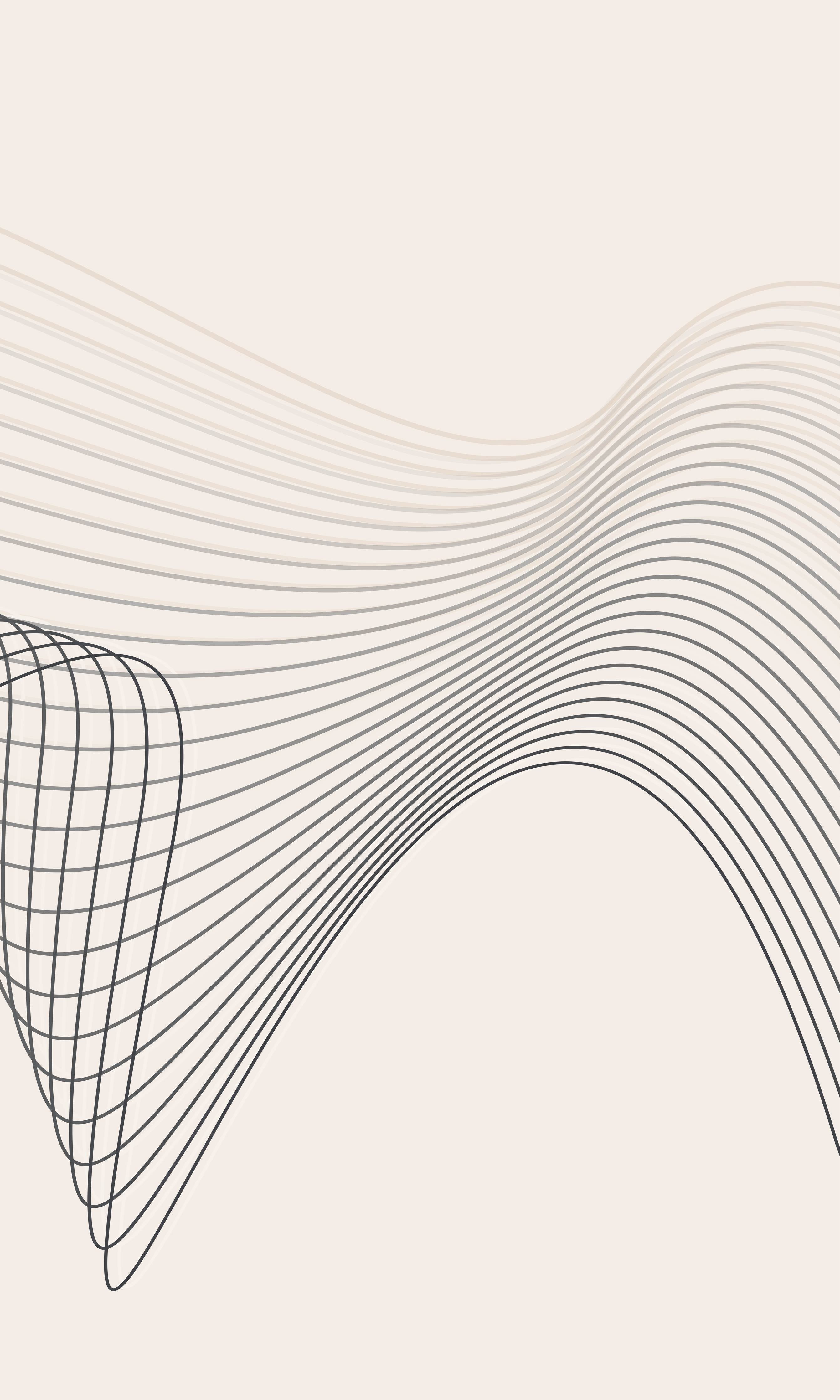 Große Wandbilder-Schwarz-Weiß-Linienkunst mit Graunuancen