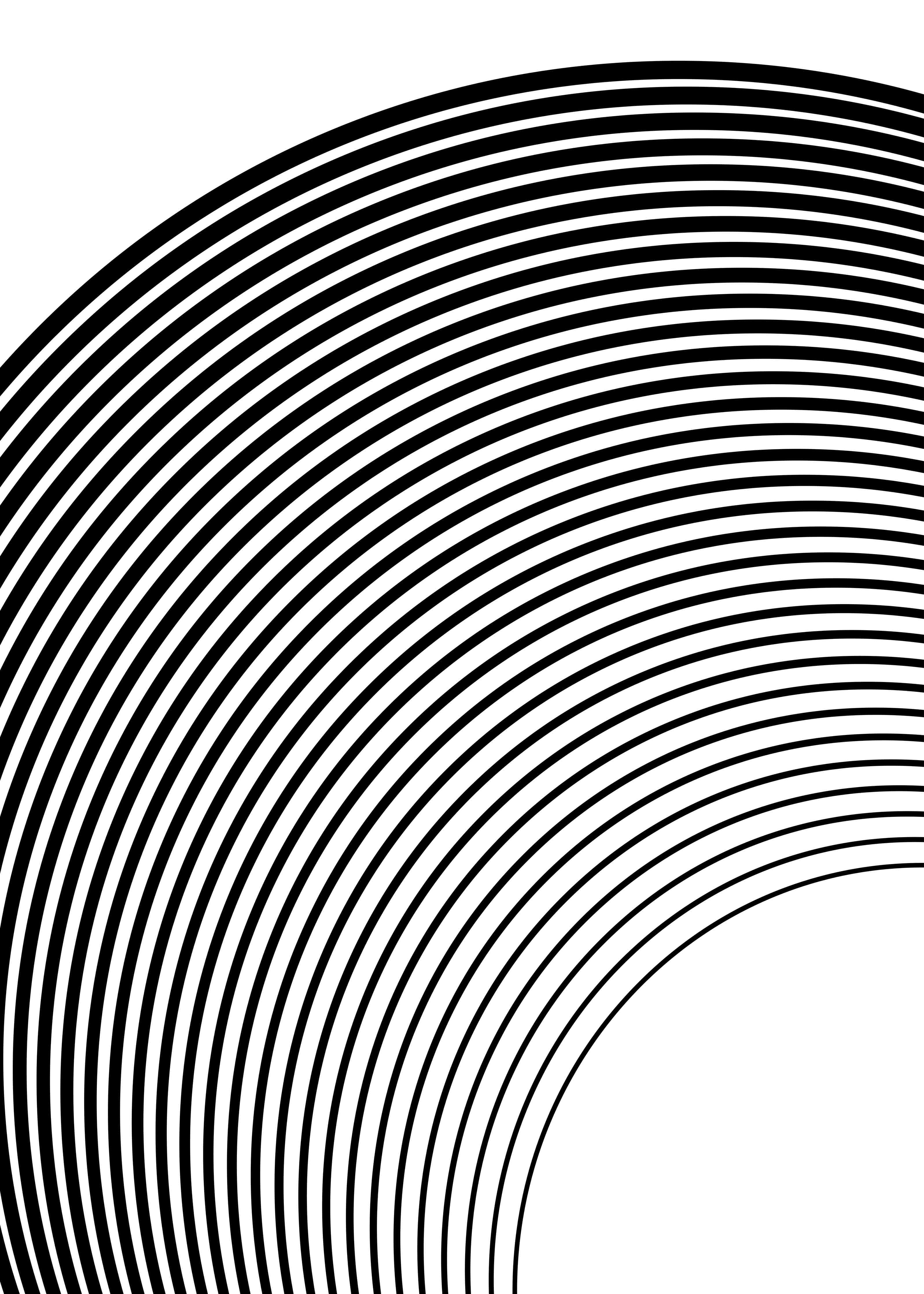 Große Wandbilder-Schwarz-Weiß-Ringe-Design