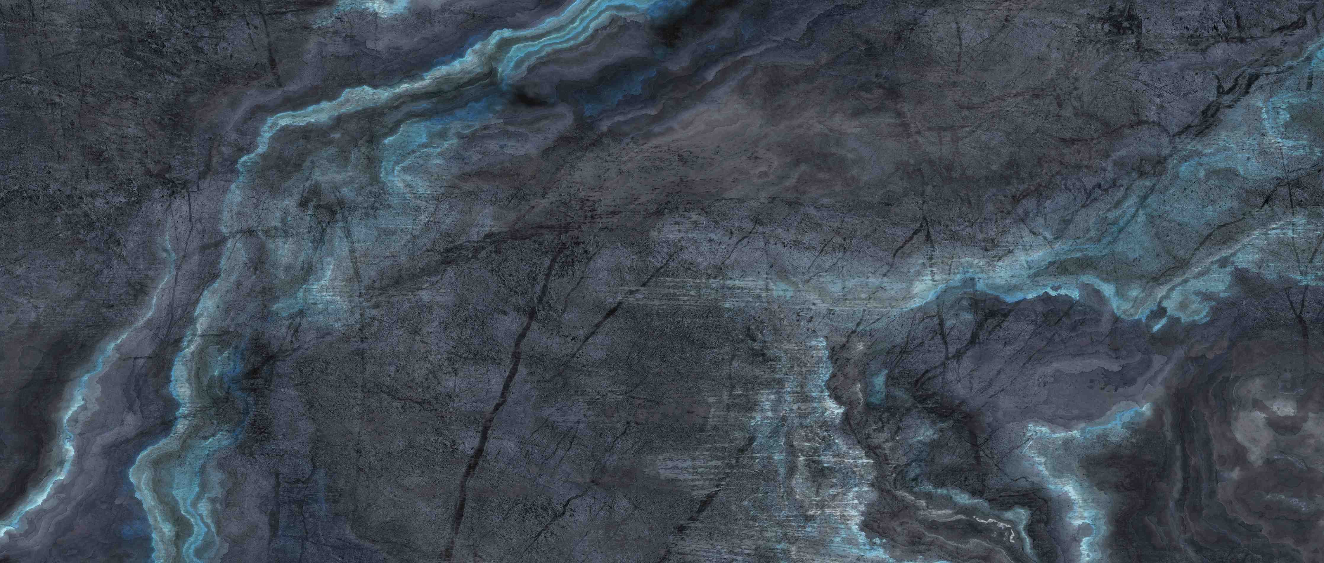 Große Wandbilder-Schwarz-blauer Steinhintergrund