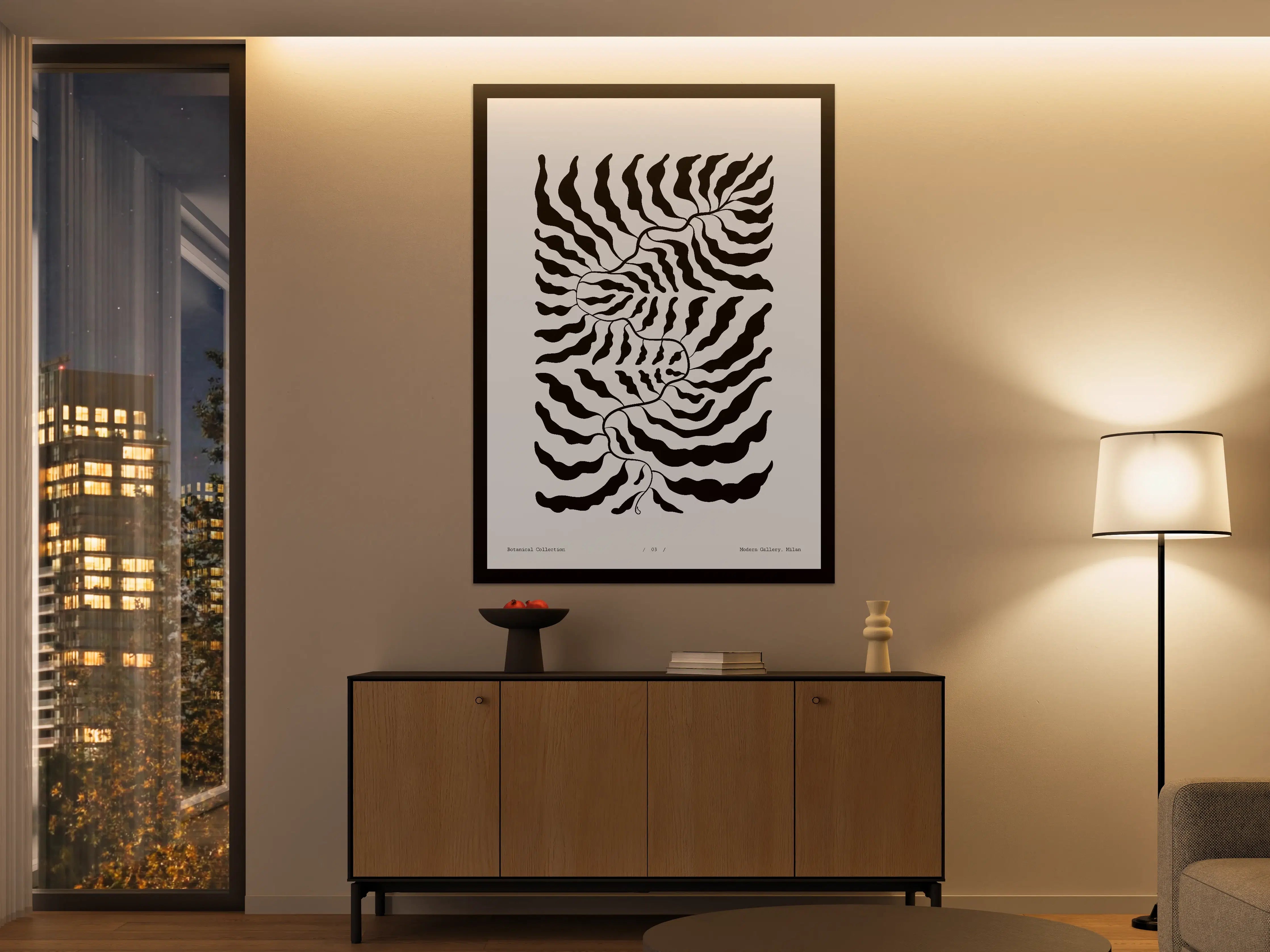 Große Wandbilder - Schwarz-weißer Zebra-Print