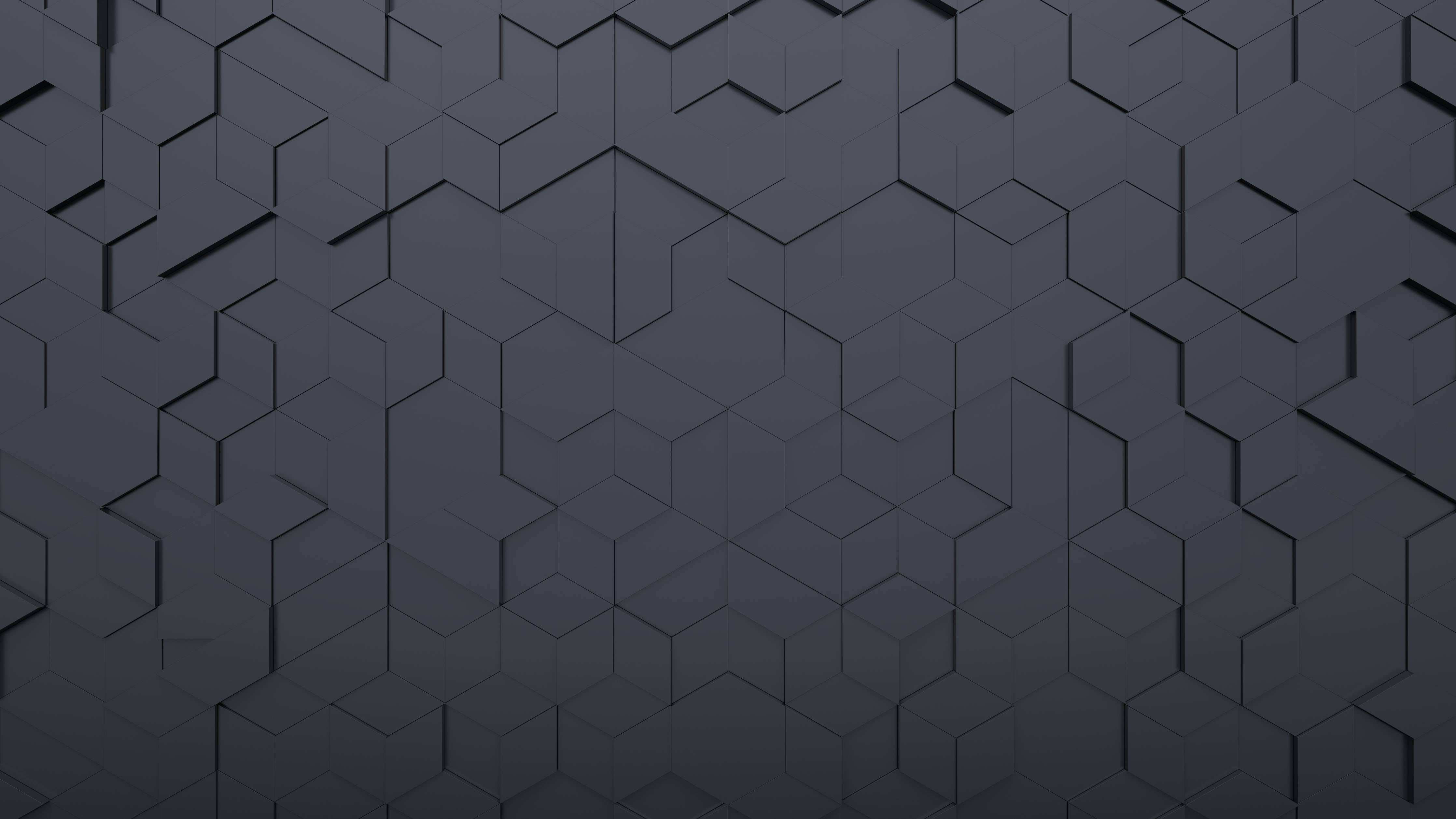 Große Wandbilder-Schwarze Hexagon-Tech-Struktur