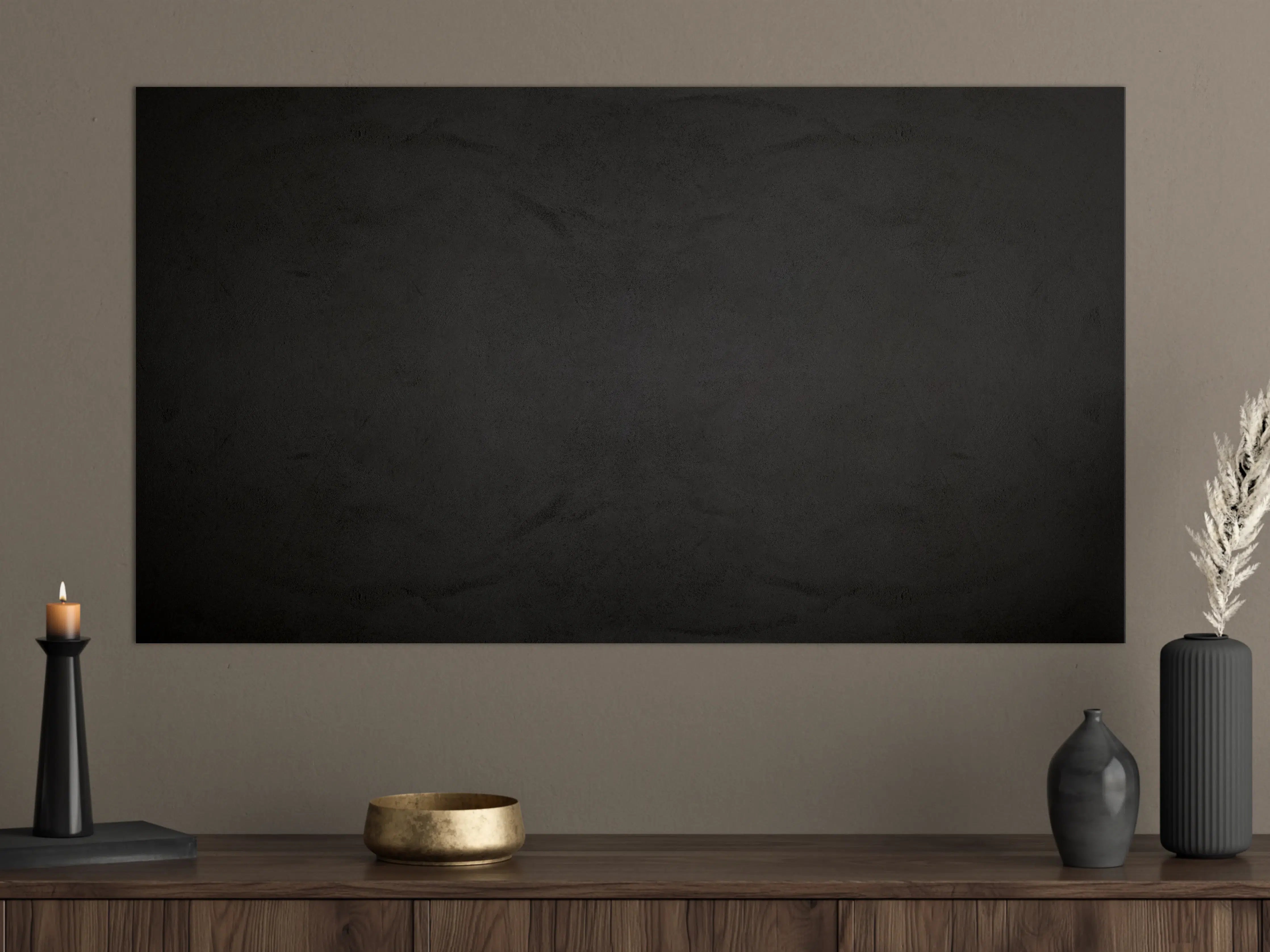 Große Wandbilder - Schwarze anthrazit Textur