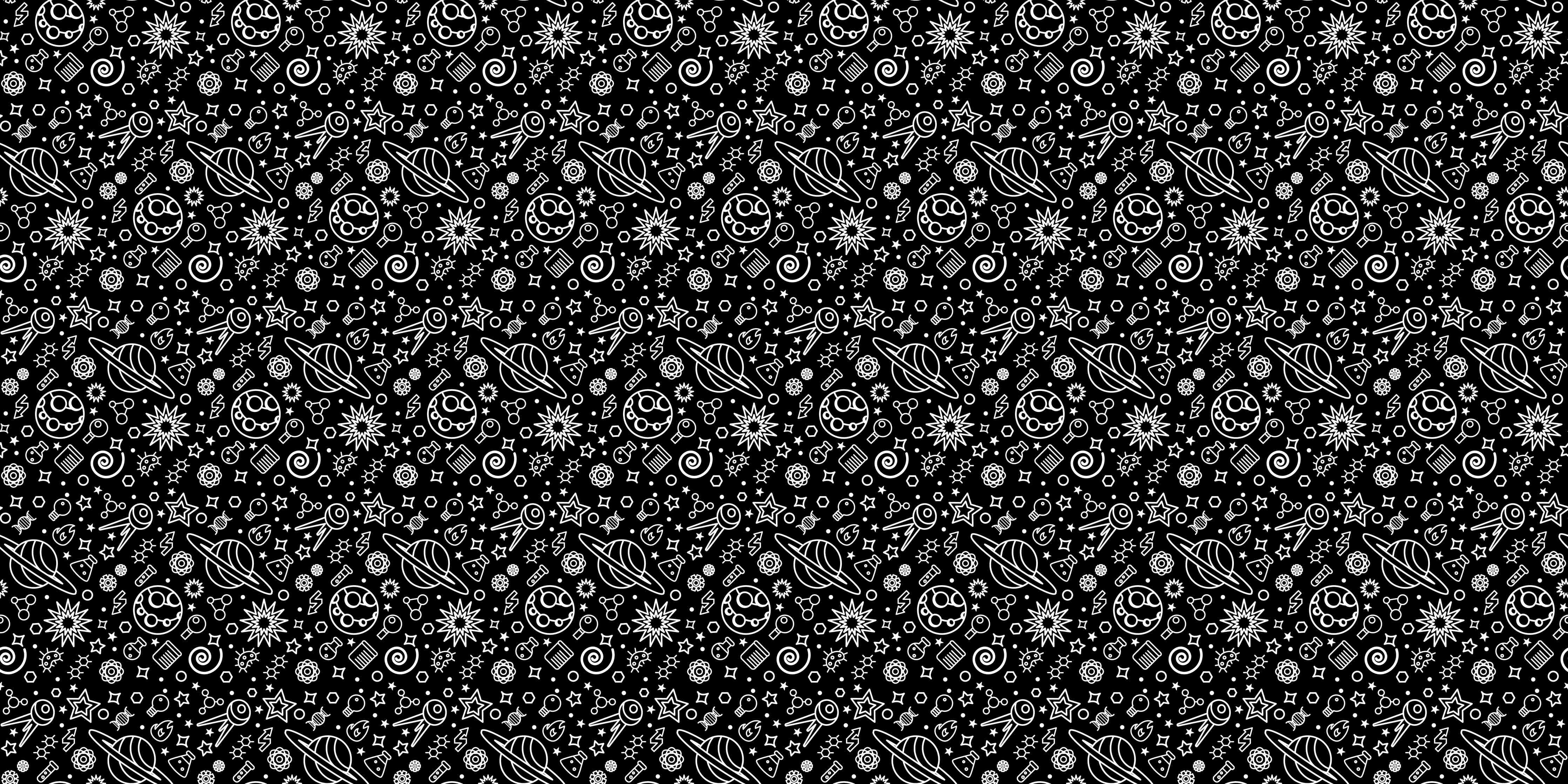 Große Wandbilder-Schwarzes Tattoo mit feinen Details