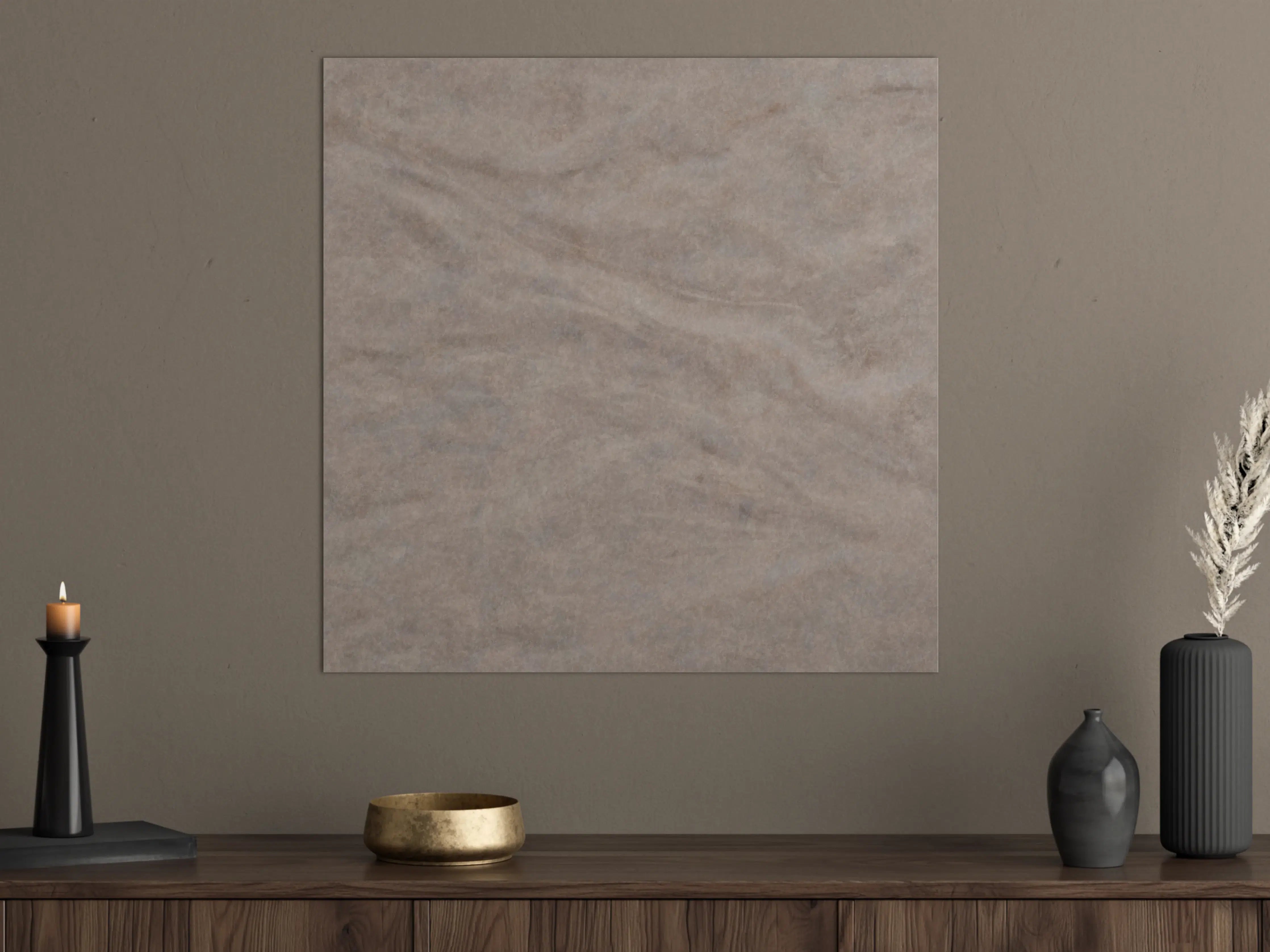Große Wandbilder - Seidige Grau-Beige Marmortextur