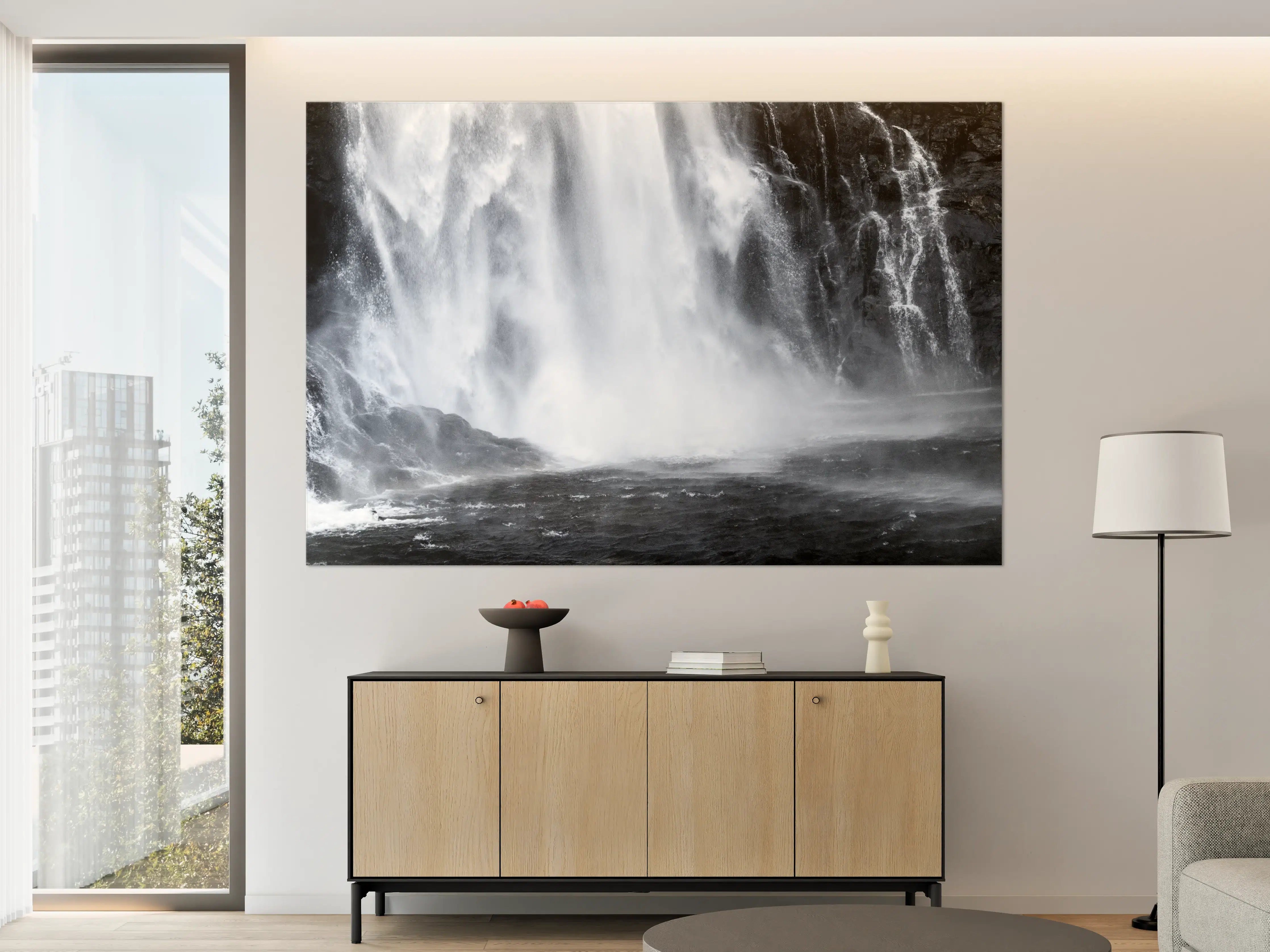 Große Wandbilder - Skjervefossen Wasserfall