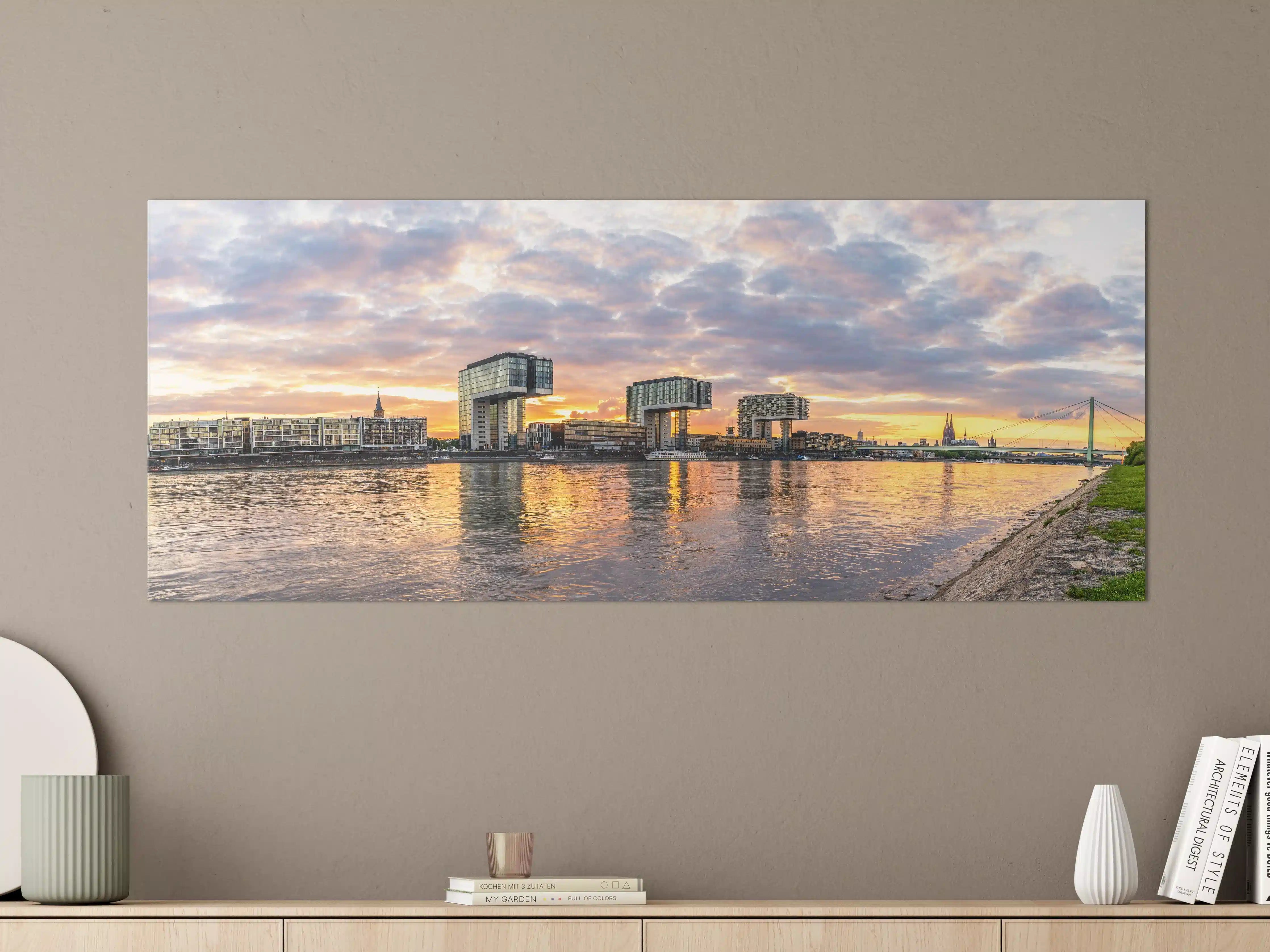 Große Wandbilder - Skyline Köln mit Krankenhäuser